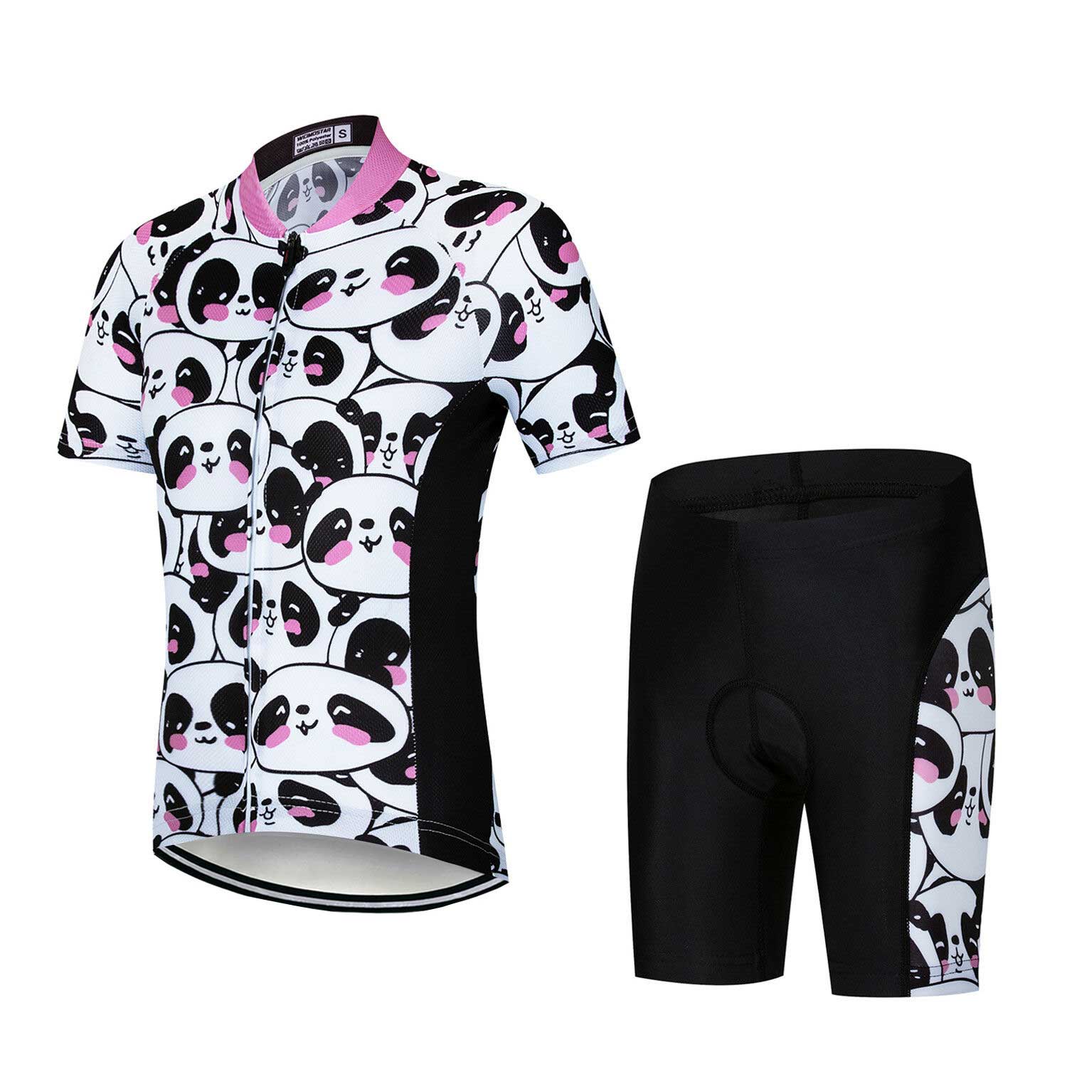 Boys Girls Cycling Jersey Set Kids Bike Clothing Cycle Top and Padded