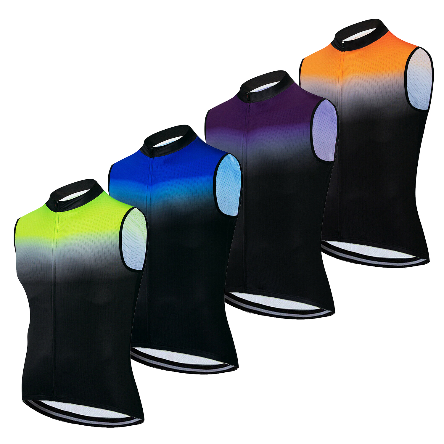 2020 Herren Ärmellos Fahrradshirt Top Sleeveless Radweste Fahrradweste S-5XL