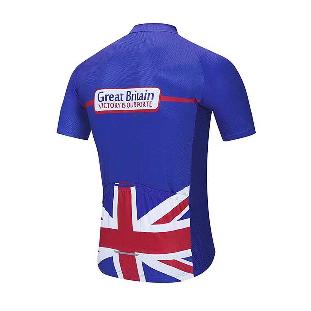Men's Team Cycle Jersey Top Short Sleeve Reflective Bike Cycling Shirt S-5XL 