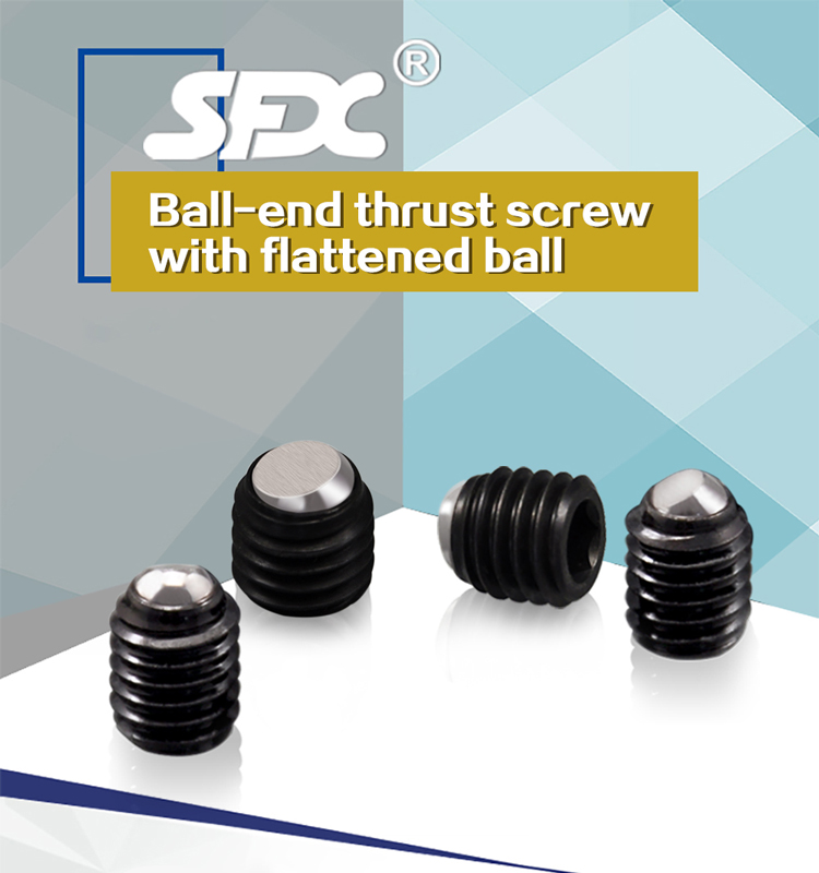 10 PCS M6 Ballend Thrust Screw with Flattened Movable Ball eBay