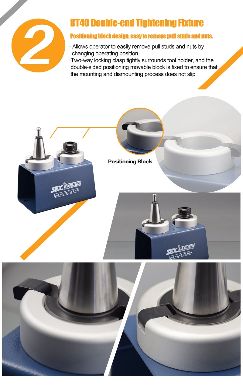 Details about   New Arrival SFX BT40 New Style Tightening Fixture Trapezoid Shape CNC Tool 
