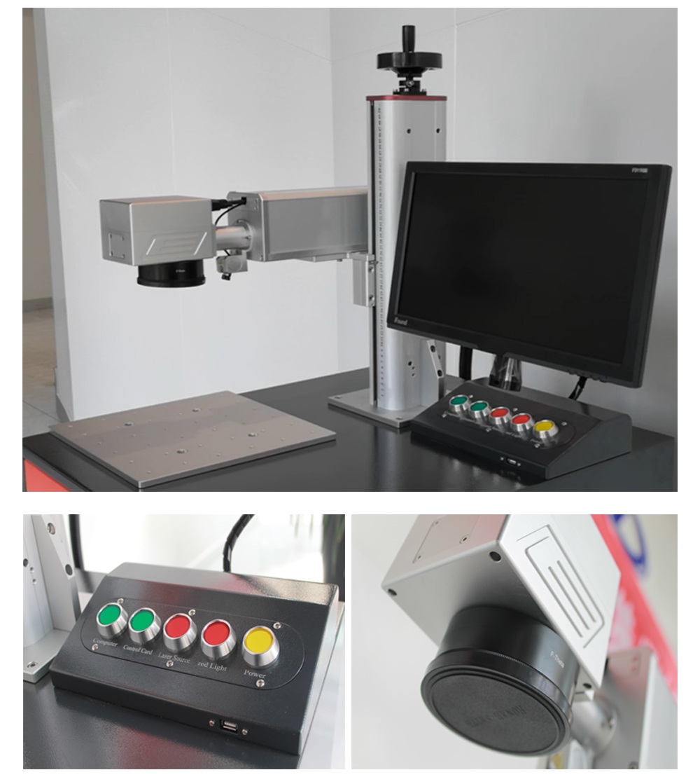 JPT 30W Laser Marking Machine Pistol/Gun/Cup Laser Engraving Machine