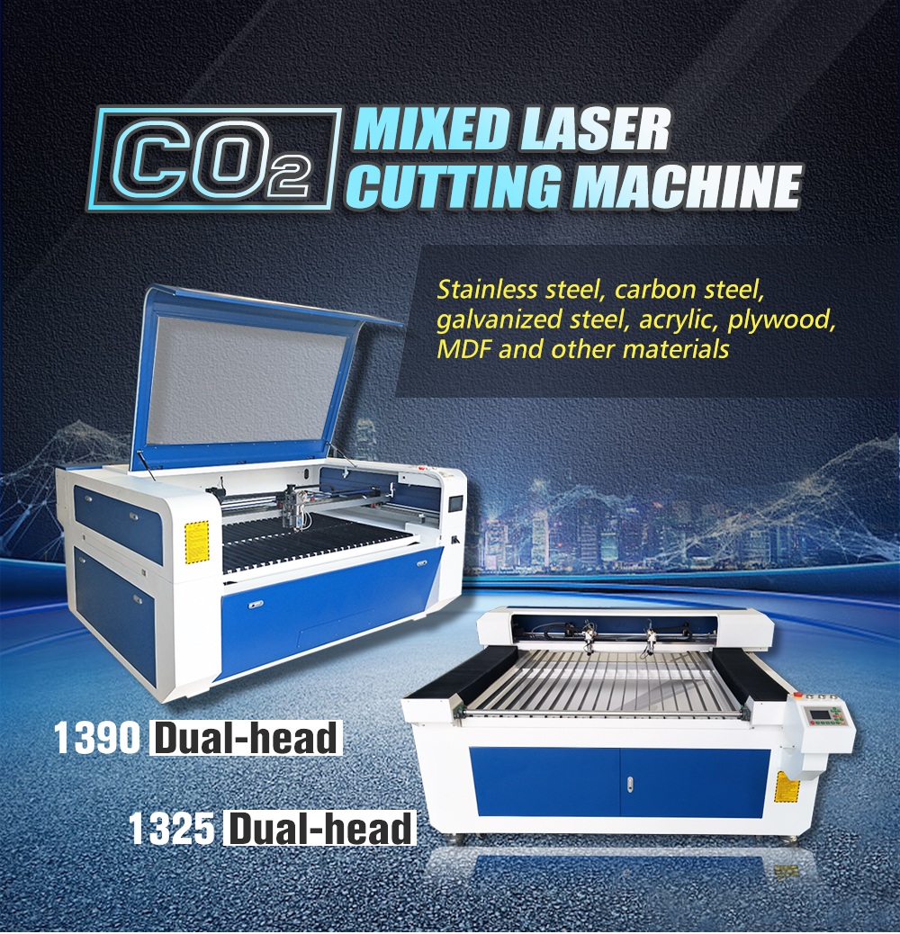 SFX Laser Cutter Reci 180W+80W Mixed Laser Cutting and Engraving Machine for Metal&No-Metal Cutting Stainless Sheet cutting Non-Metal CO2 Laser Engraving Machine   Reci 180W+80W Mixed Laser Cutting and Engraving Machine for Metal&No-Metal Cutting Stainless Sheet cutting Non-Metal CO2 Laser Engraving Machine   Metal Laser Cutting Machine,180W CO2 laser cuuting machine,Mixed Co2 laser cutting machine,Hybrid CO2 laser cutting machine,Dual Laser Head Co2 laser cutting machine,Reci laser cutting machine,80W CO2 laser engraving machine