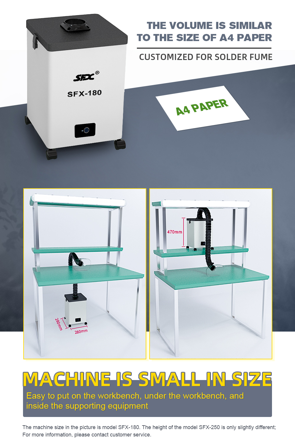SFX Fume Extractor for Laser Engraver/Solder Air/Smoke Purifier 3