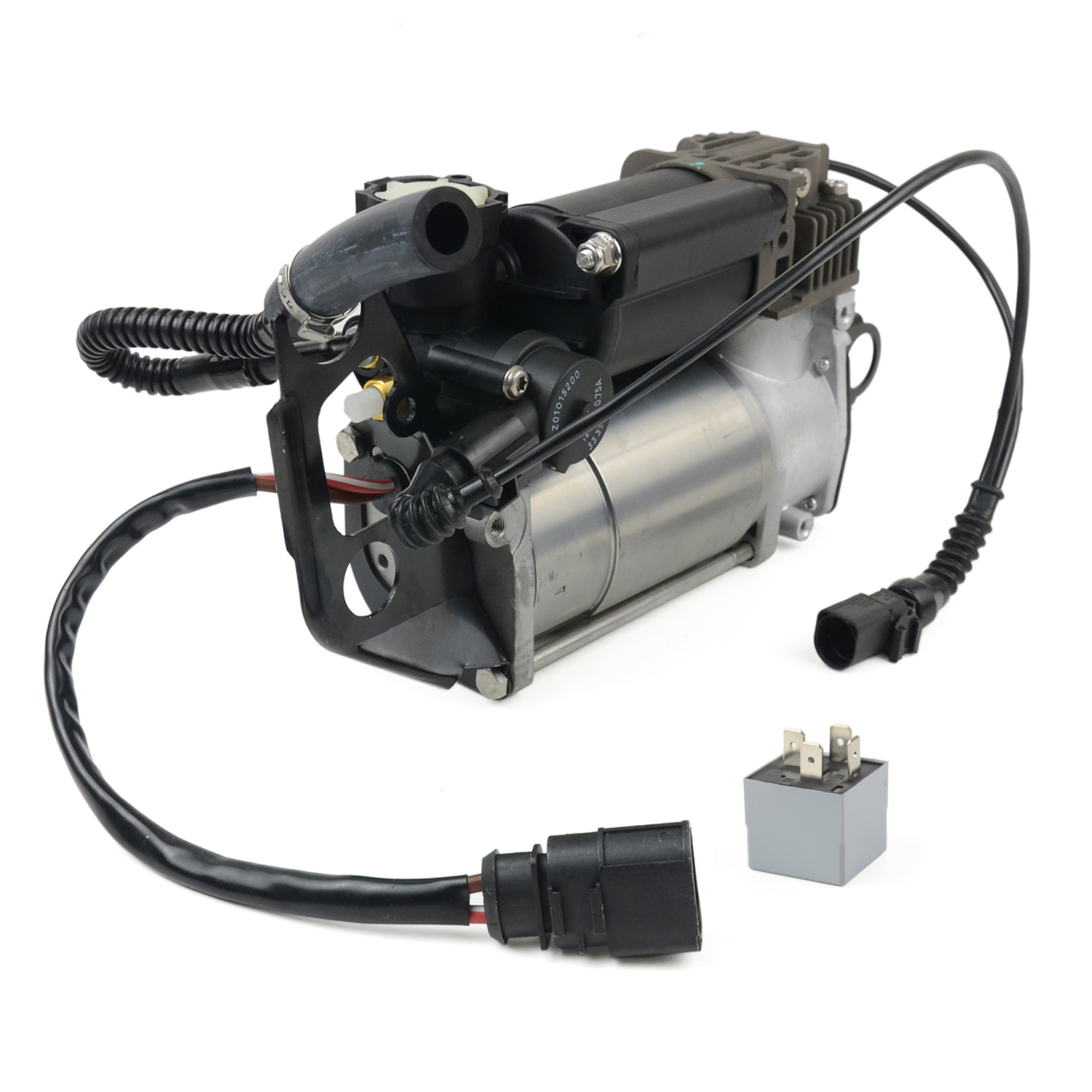 Air Suspension Compressor +Relay For Audi Q7 4L Porsche Cayenne 0210