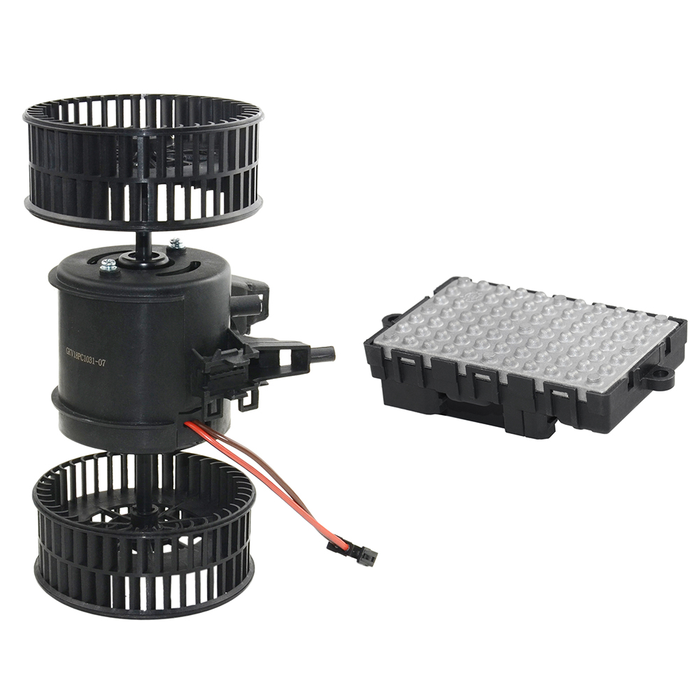 67326937774 Blower Motor Regulator+PM4075 Blower Motor for BMW 5