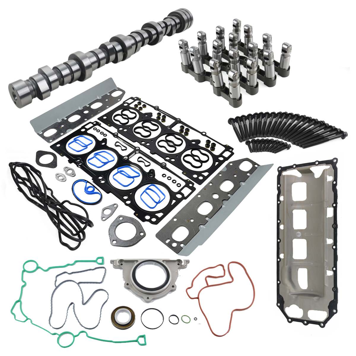MDS Valve Lifters & Gaskets & Camshaft Kit Ram 1500 Hemi 5.7L 200915