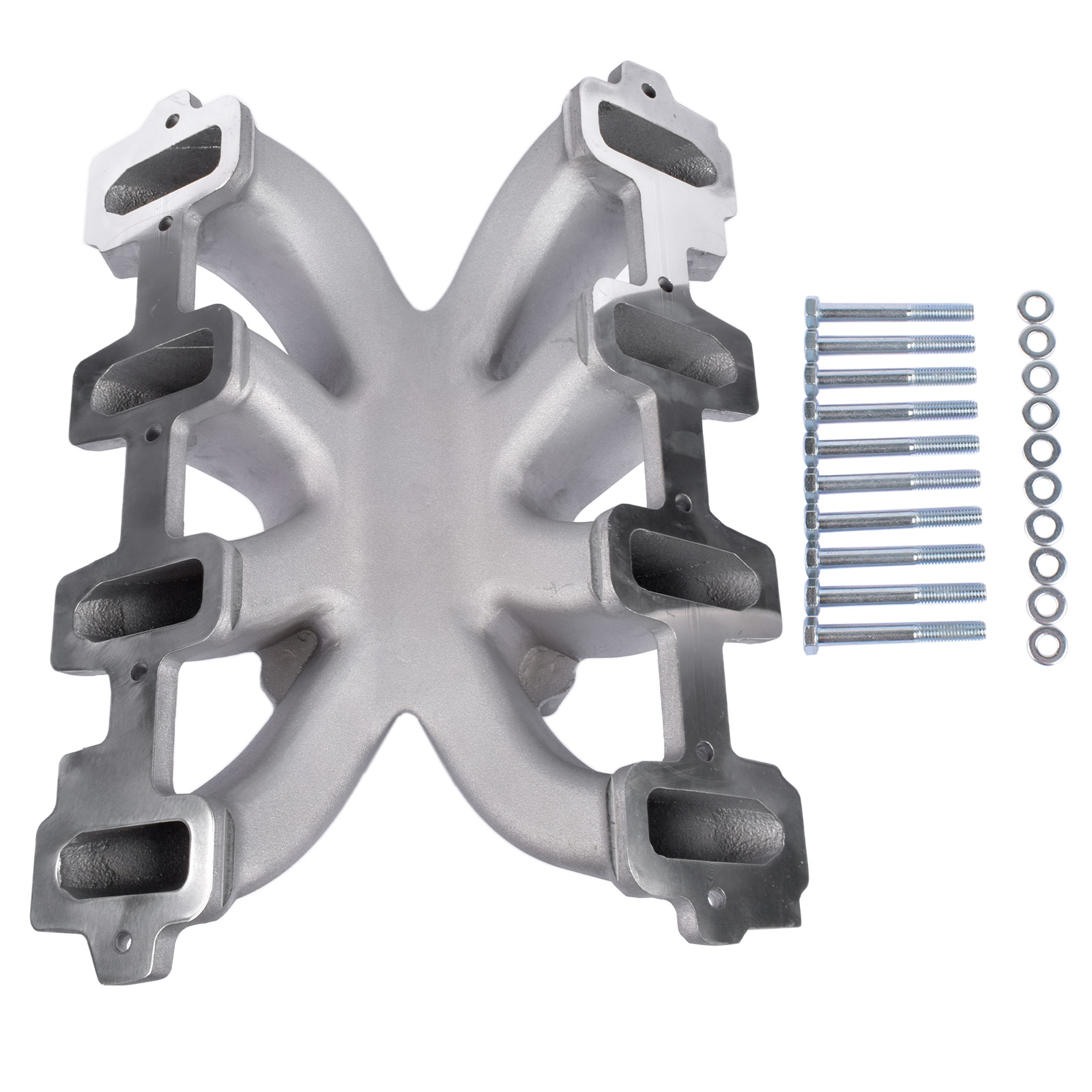 GELUOXI Aluminum Dual Plane Intake Manifold For Ford F-Series Mustang, Lincoln, Mercury 5.8L