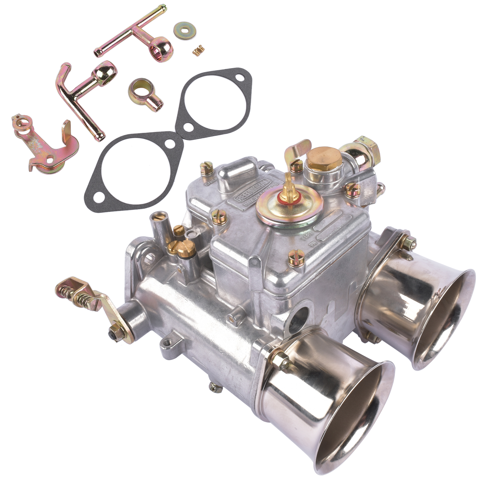 charbon フーディー　マルチゲイター For Weber 55DCOE Carb 55mm Side Draft 2 Barrel Twin choke Electric