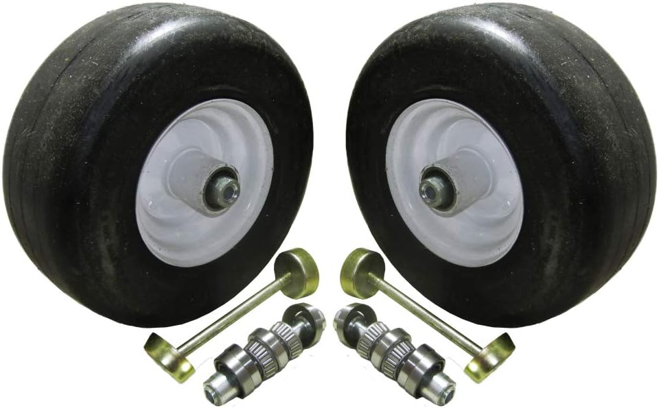 2 Pack Front Solid Tire Assembly No Flat 13x5x6 For Exmark Lazer