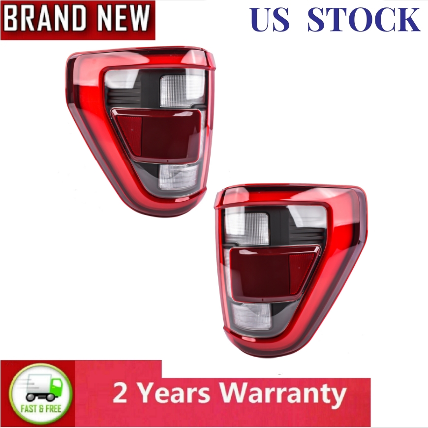 LED Taillight Rear Lamp Right+Left Side for Ford F-150 2021-23