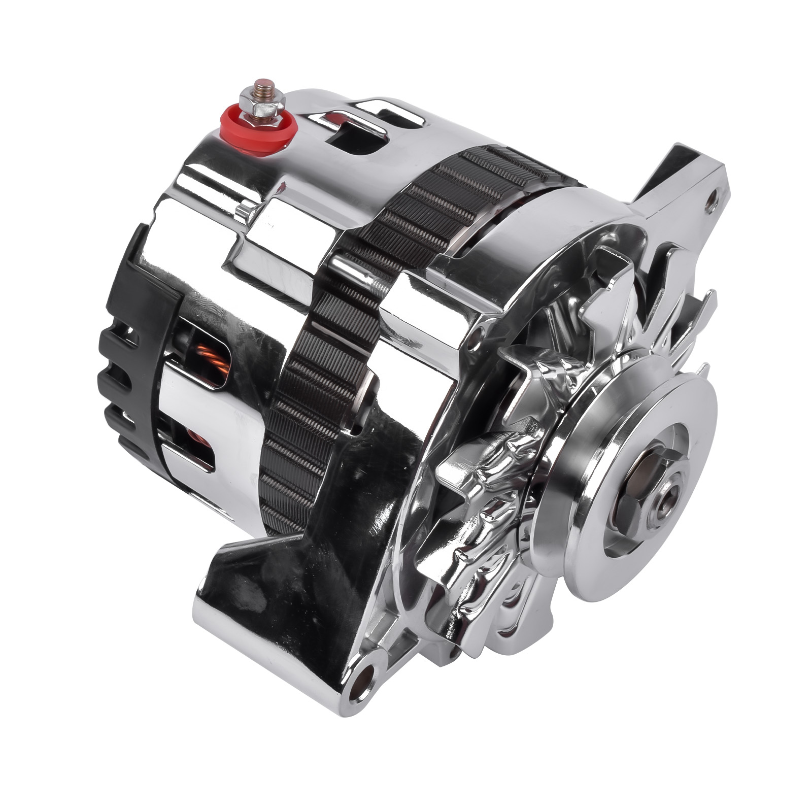 CS130 180A 12V Alternator 1 Wire V-Belt Pulley for GM Chevy