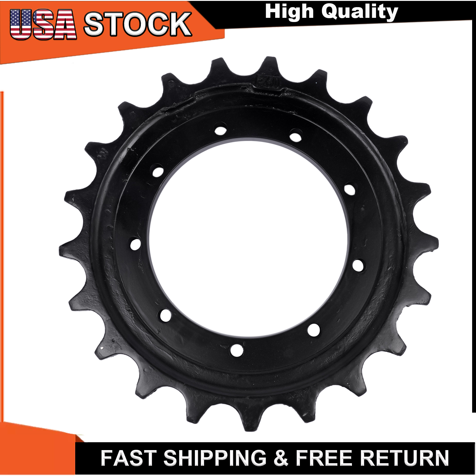 Drive Sprocket RC788-14430 for Kubota Mini Excavator KX91-3 KX71-3