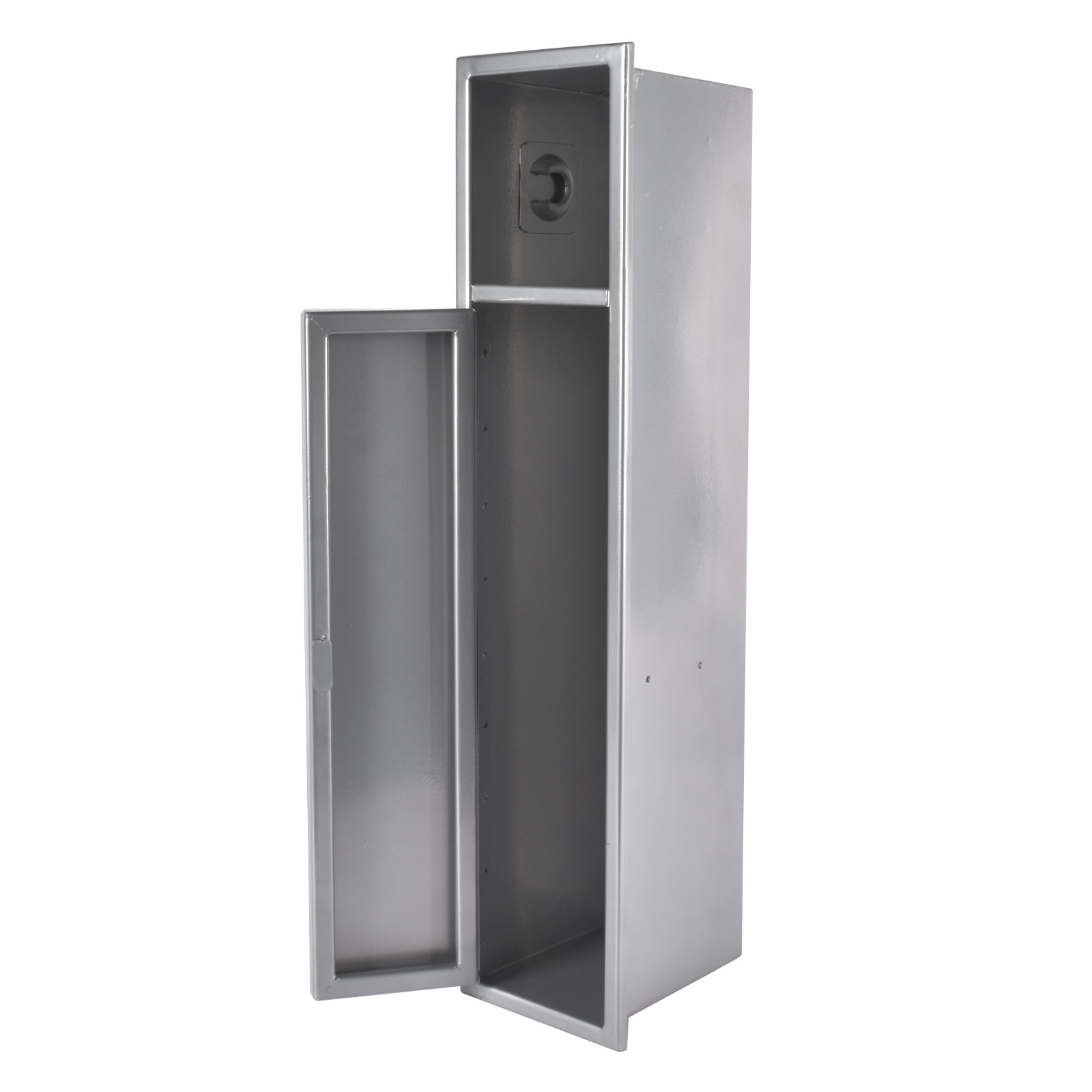 Recessed Toilet Paper Holder, in Wall Toilet Paper Holder, Stainless Steel Opens