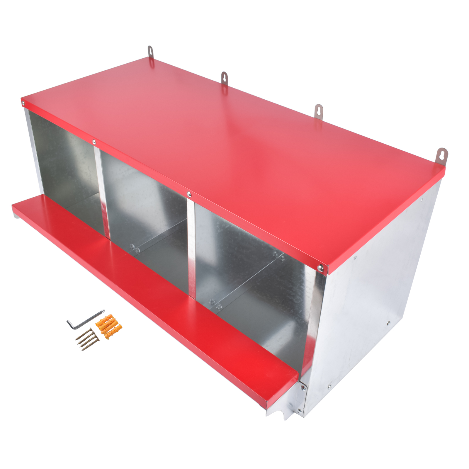 Chicken Nesting Boxes Hens 8 Compartments for Chicken, Poultry to Collect Eggs