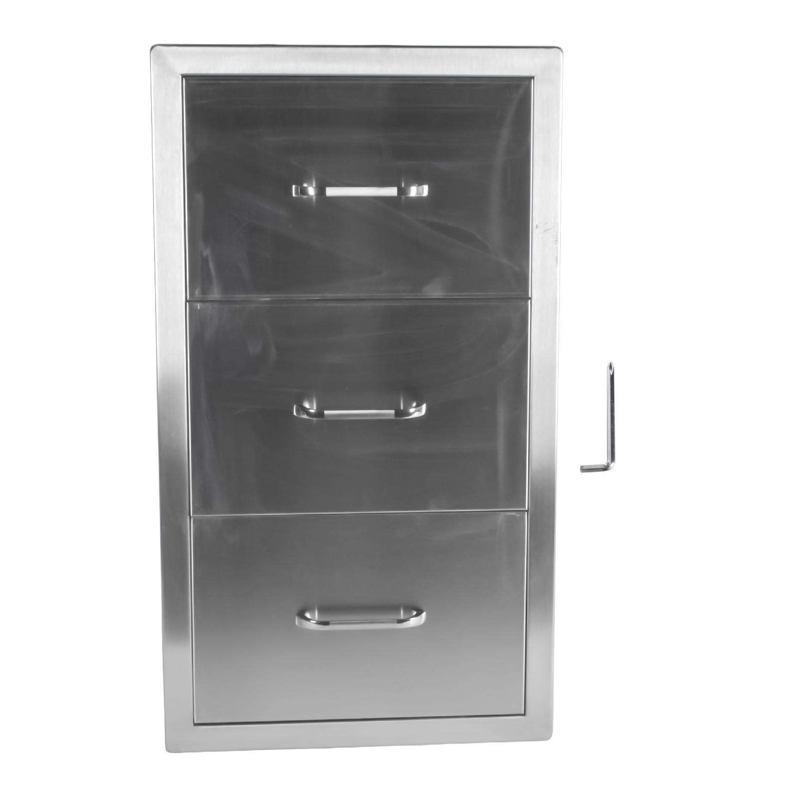 как выглядит Stainless Steel Pull-Out Cabinet, Outdoor Kitchen Drawer for BBQ Grill Station фото
