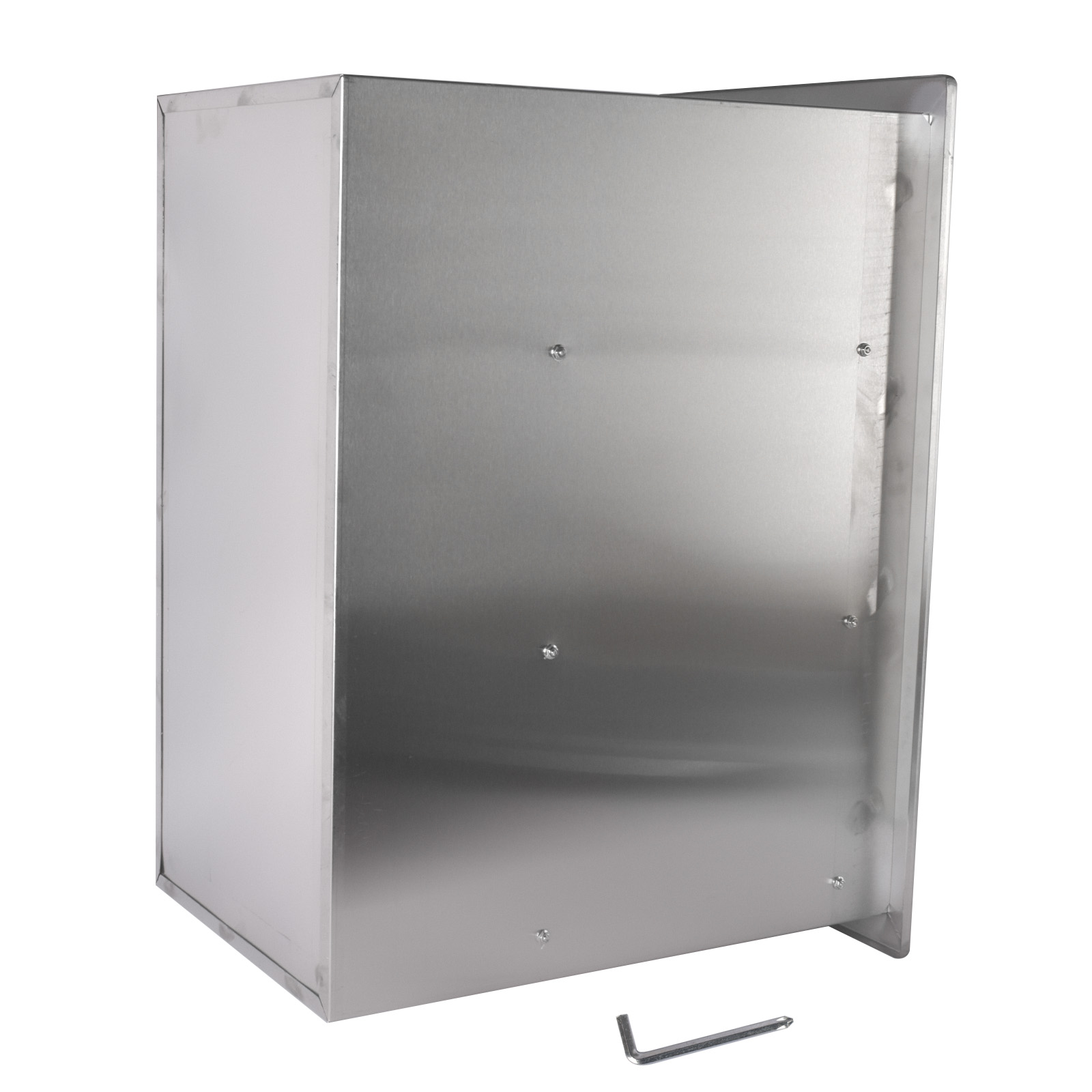 как выглядит Pull-Out Trash Drawer Stainless Steel Outdoor Kitchen Cabinet Handled Trash Bin фото