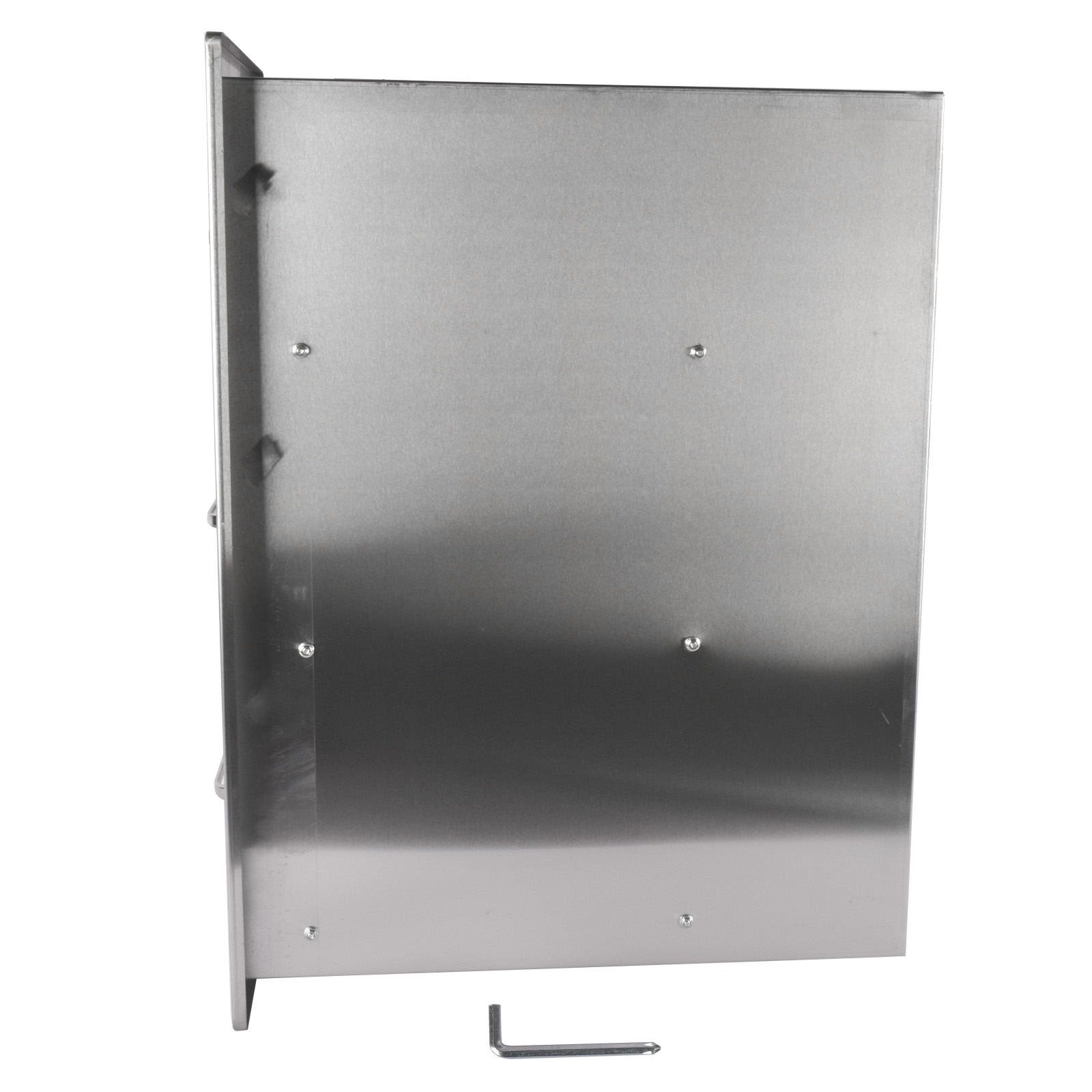 как выглядит Pull-Out Trash Drawer Stainless Steel Outdoor Kitchen Cabinet Handled Trash Bin фото
