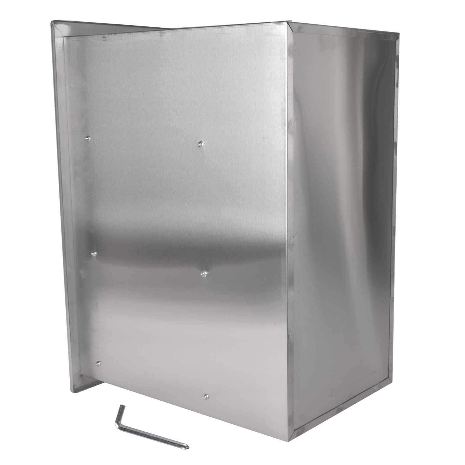 как выглядит Pull-Out Trash Drawer Stainless Steel Outdoor Kitchen Cabinet Handled Trash Bin фото