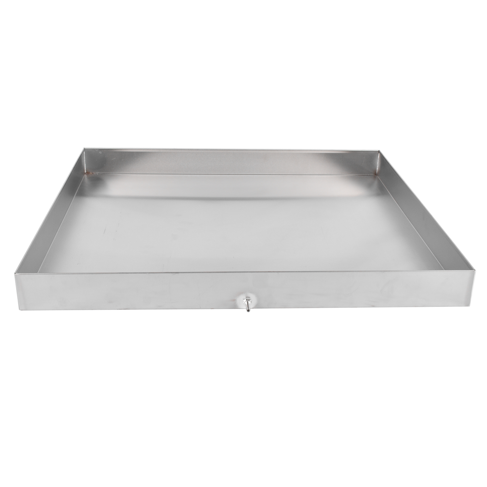Washing Machine Pan with Drain Hole Stainless Steel Washing Machine Drain Pan