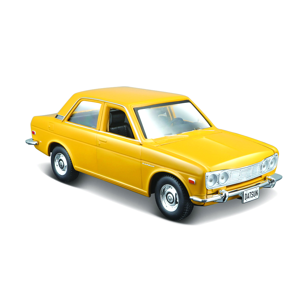 LICENSED Special Edition 1971 Datsun 510 (1600) yellow scale 1:24 model