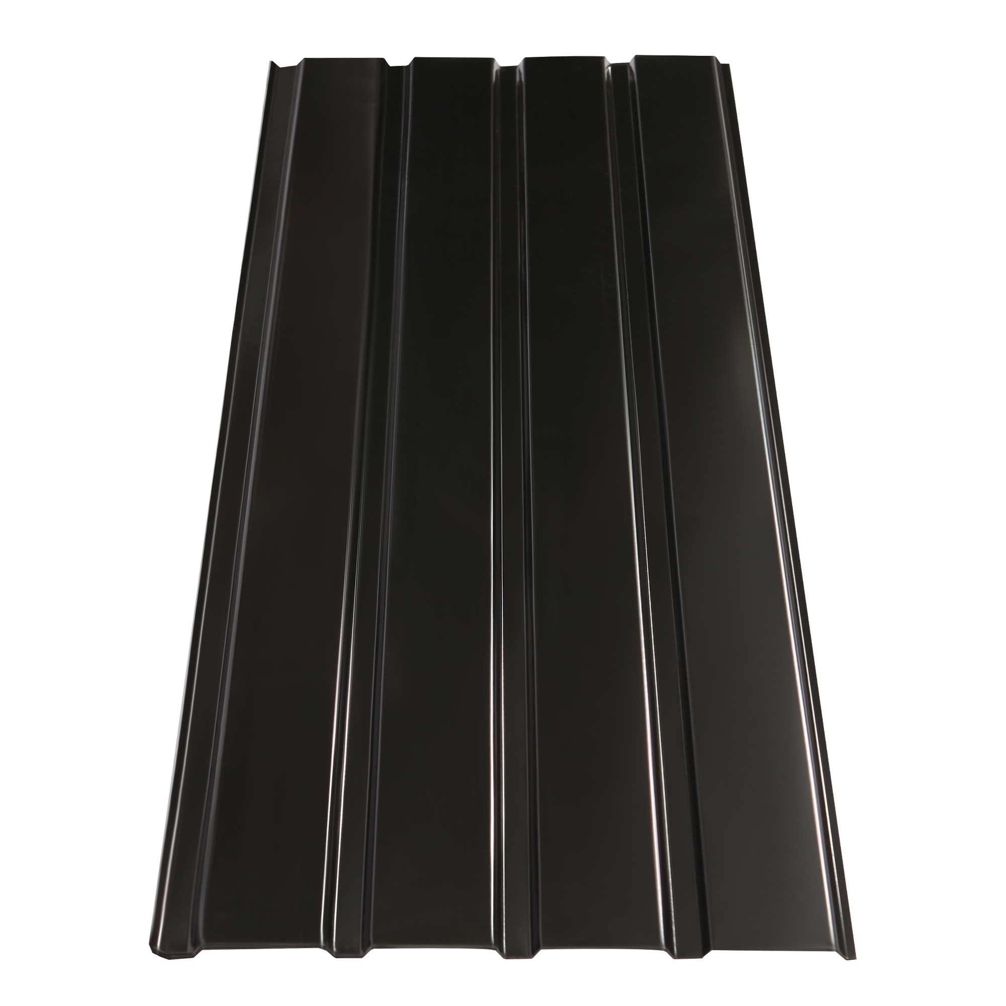 12 Pcs Roof Sheets Corrugated Profile Galvanized Metal Roofing Carport Black Ebay