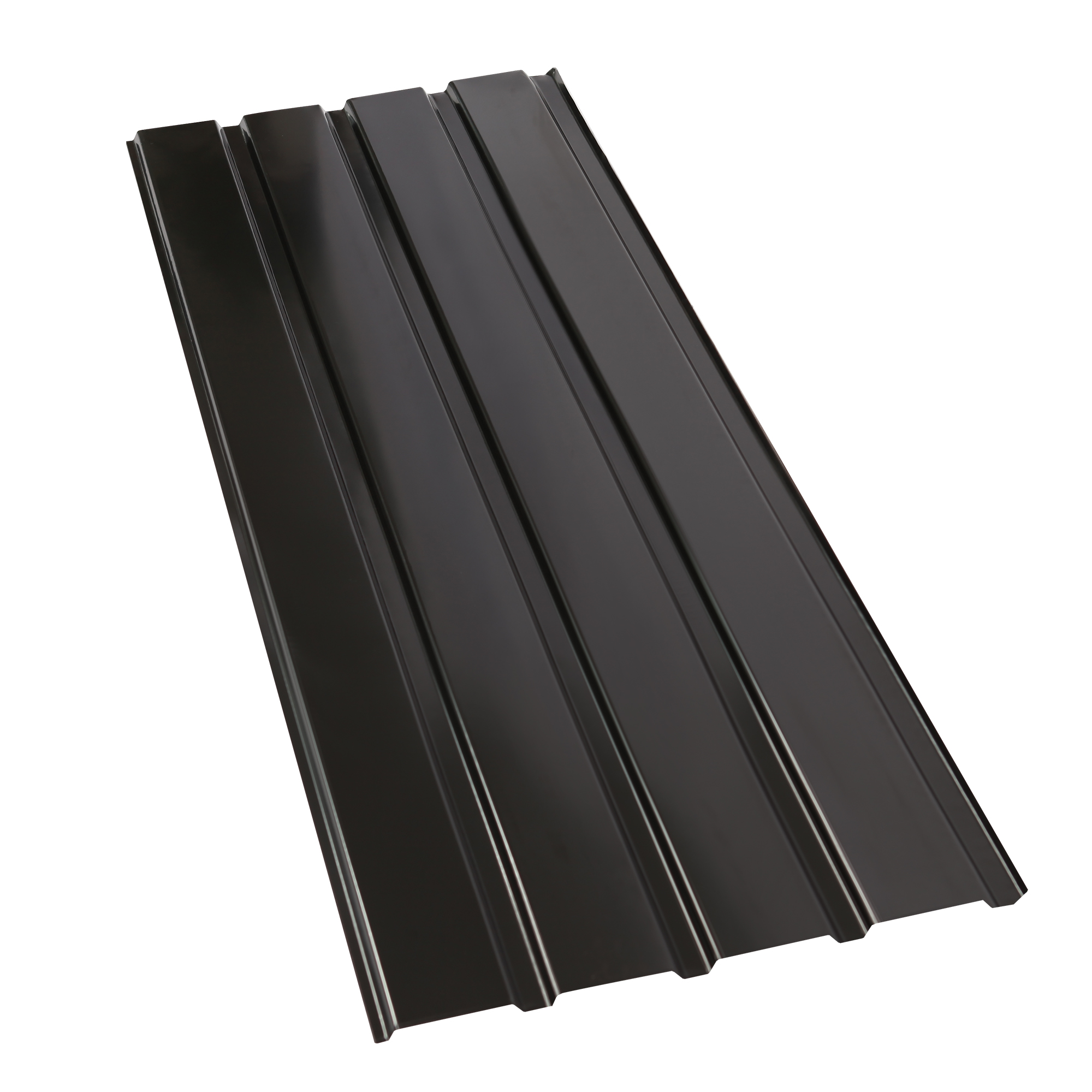 12 Pcs Roof Sheets Corrugated Profile Galvanized Metal Roofing Carport Black Ebay