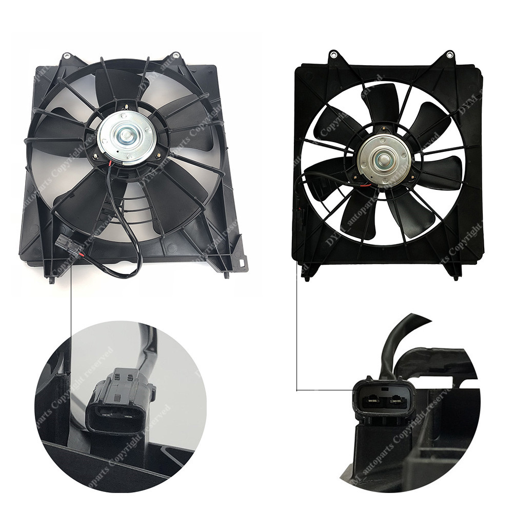 Left Right Pair Set Radiator AC Condenser Cooling Fan for Honda Accord 0812 2.4 eBay