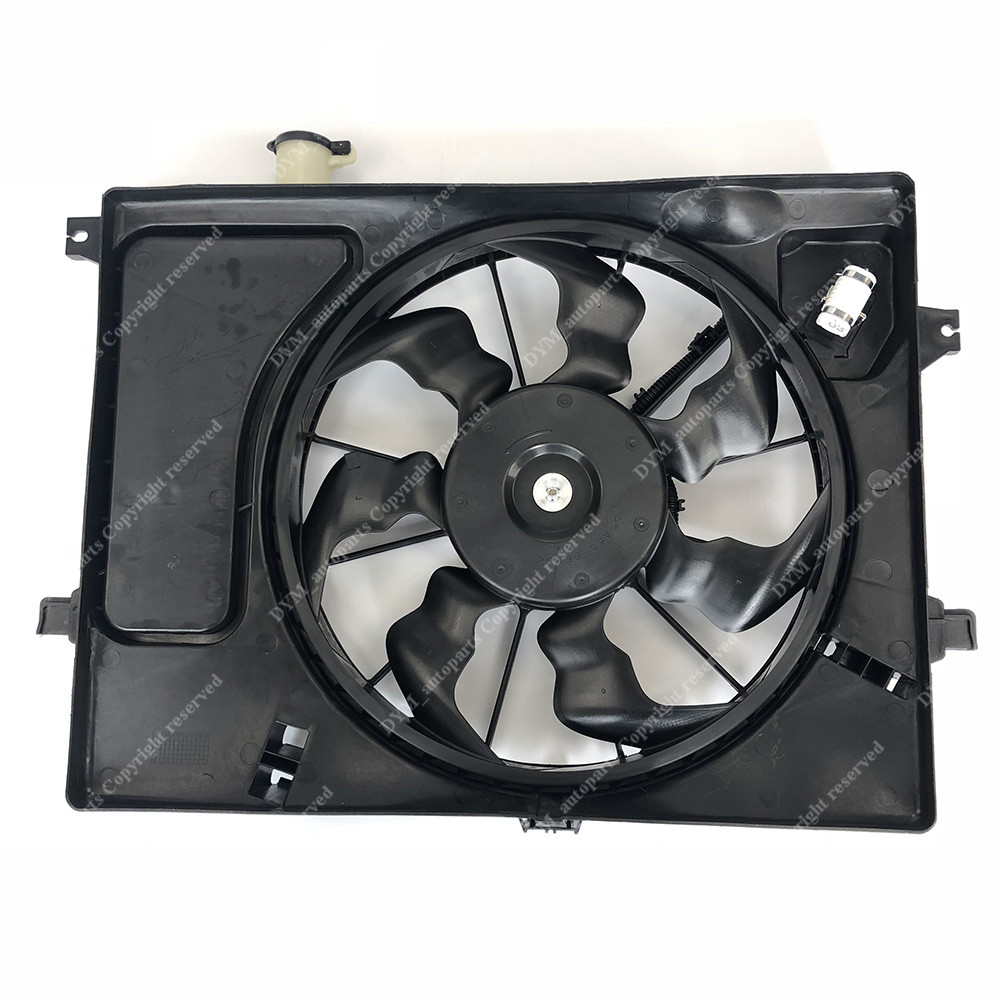 A//C Condenser Cooling Fan For 2011-2013 Hyundai Elantra 2014 Kia Forte