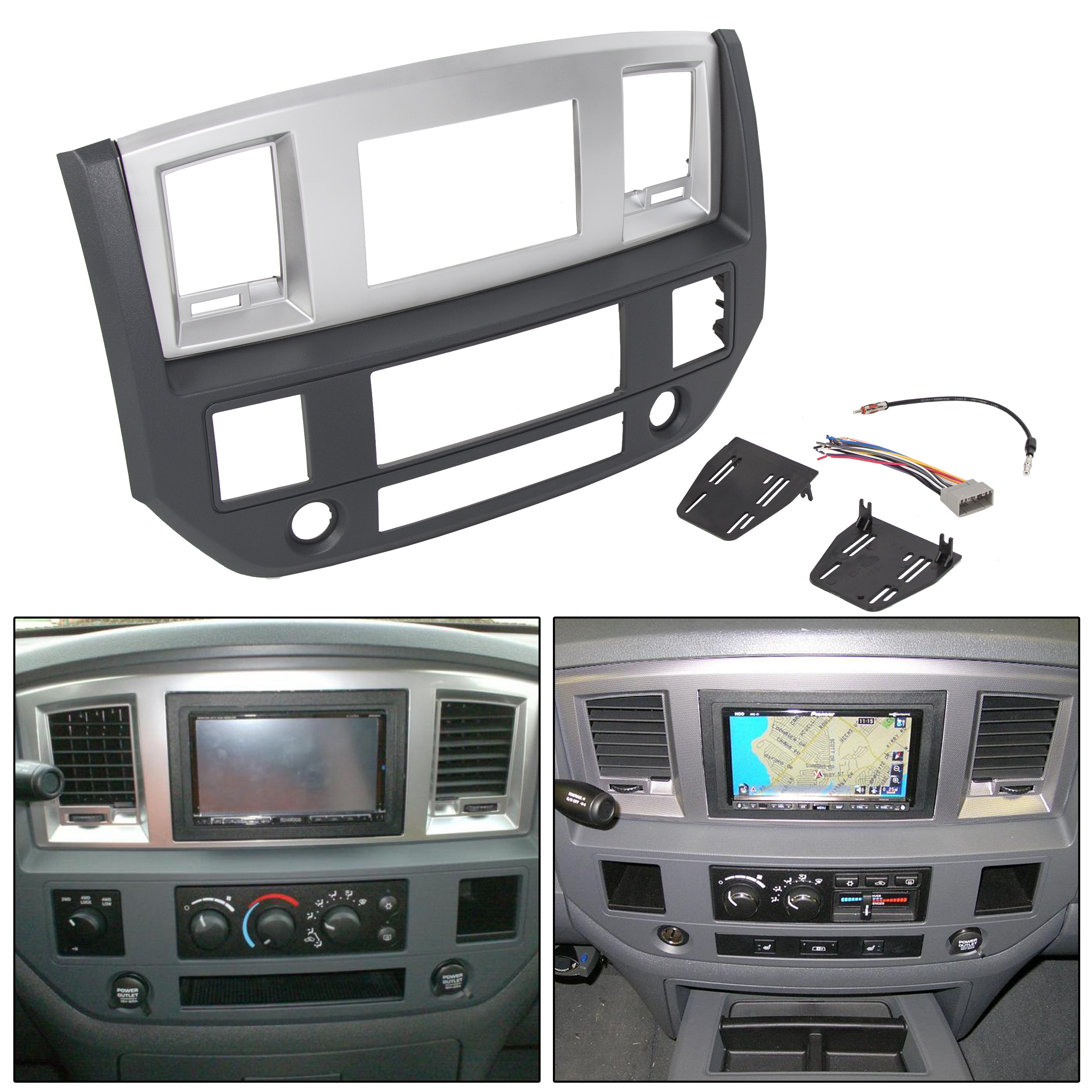 2007 dodge ram aftermarket radio install