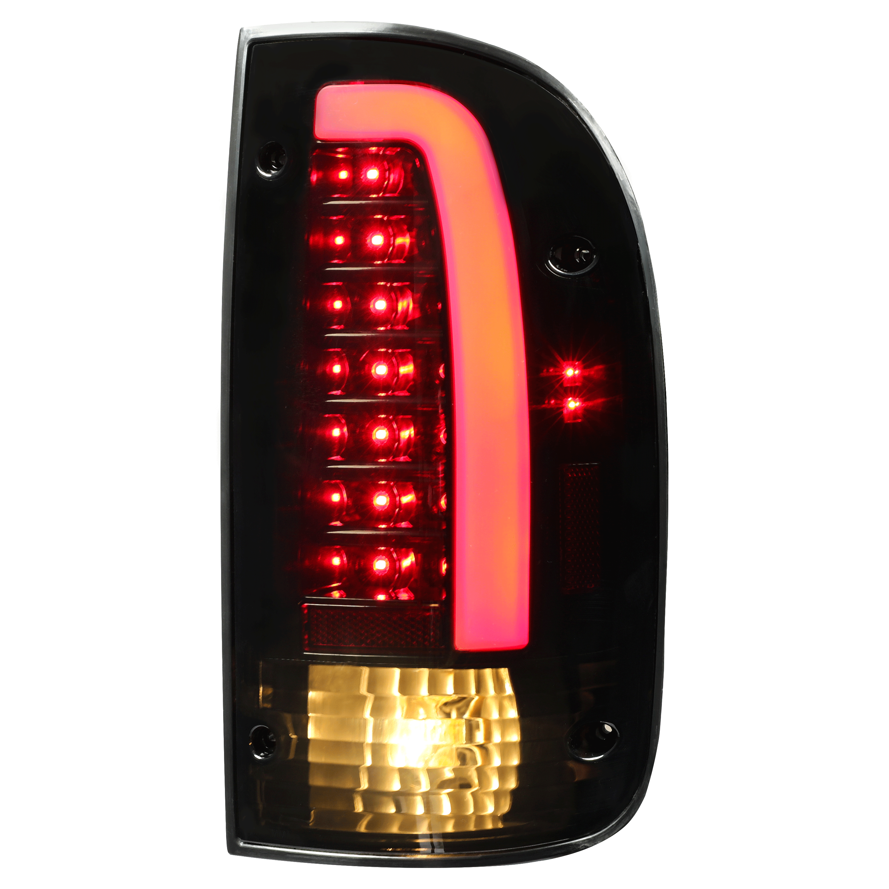 thumbnail interactive-video image 1 of RazorMotor Smoke Black LED Tail Lights For 1995-2000 Toyota Tacoma - Pair 1 of 2