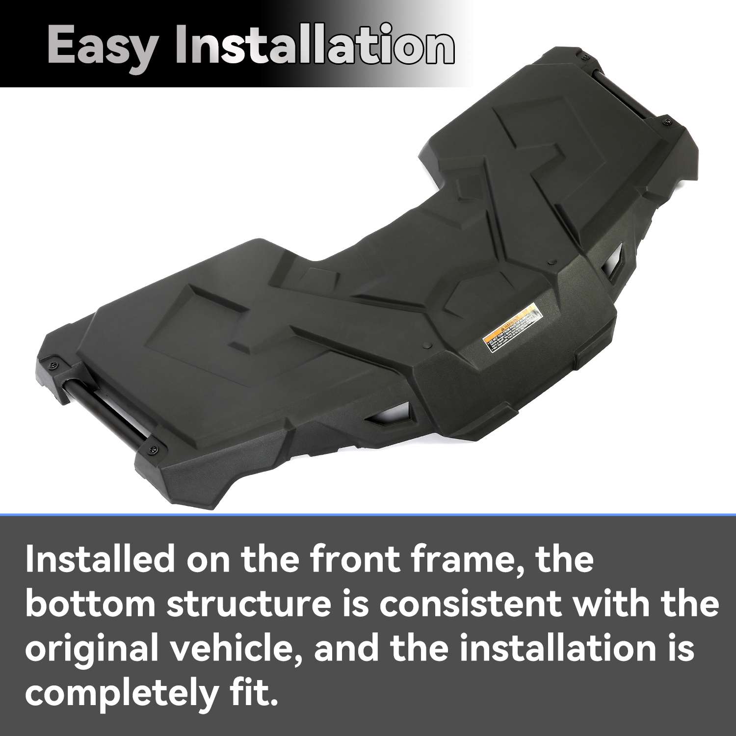 Quad Logic Front Upper Rack For Polaris Sportsman 450/570 – 2014-2022 – Black – OEM 2635058-070