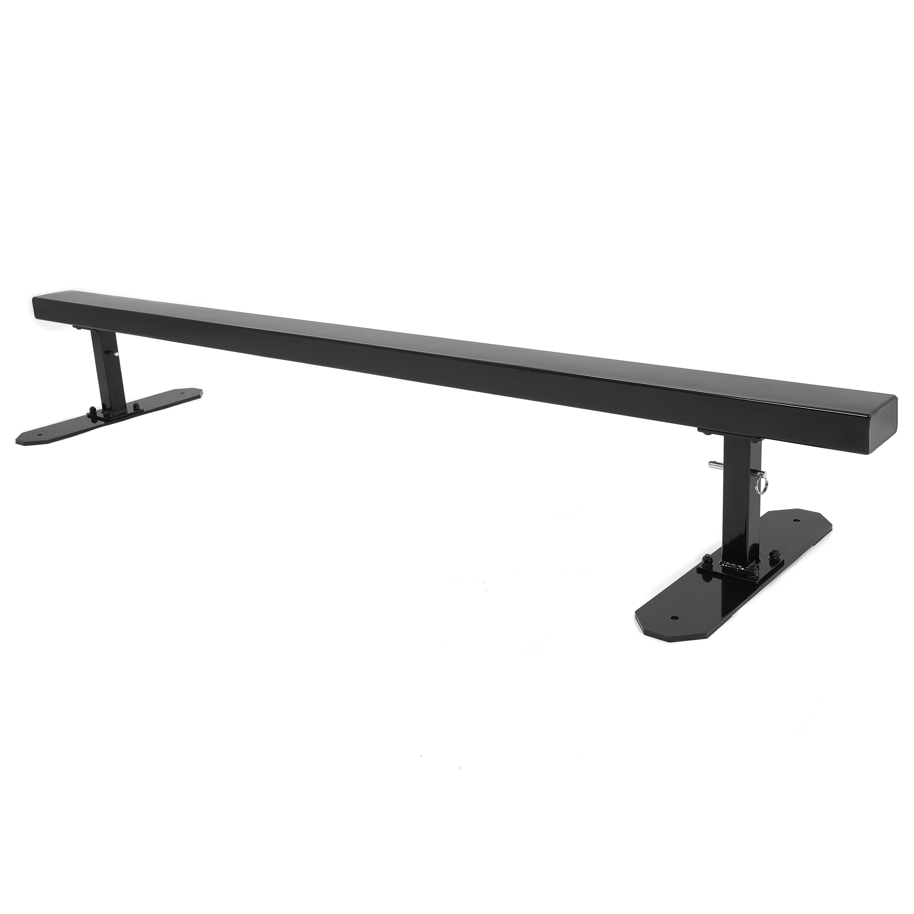 Skate Railing Adjustable Height Grind Rail Kuafu 6ft Long Flat Bar Skate Rail ...