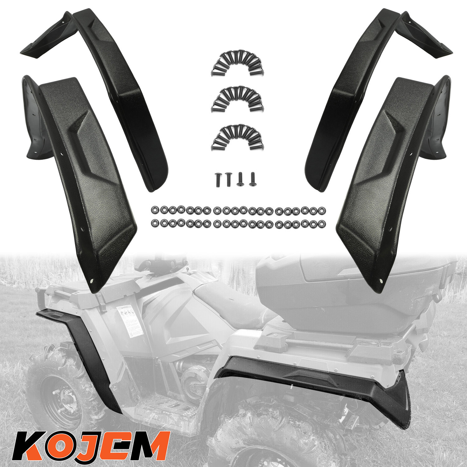 Fender Flares Overfenders Mud Guards For Polaris Sportsman 570 ETX