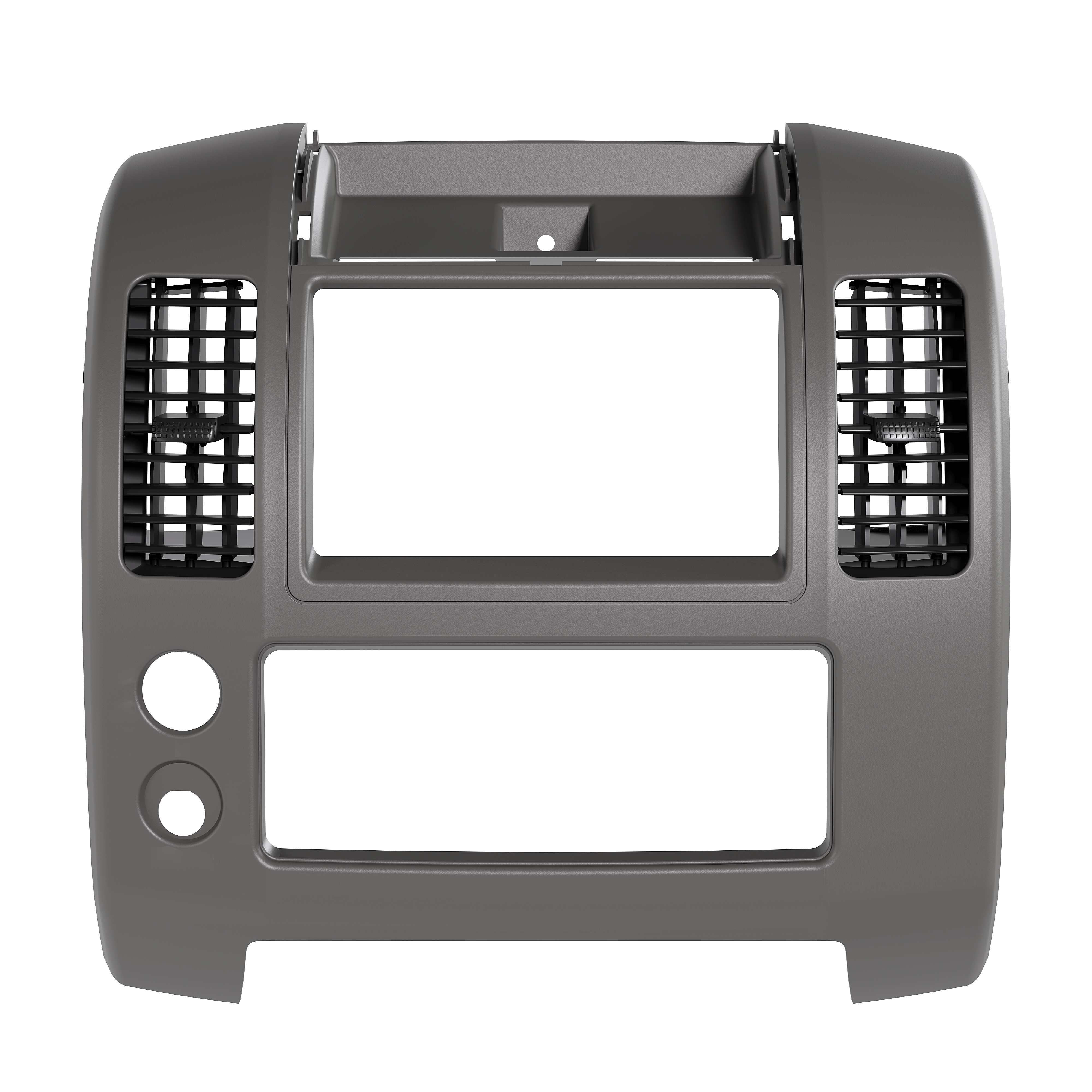 Gray/Black Center Dash Console Panel Cluster Lid Bezel For Nissan Frontier 05-20
