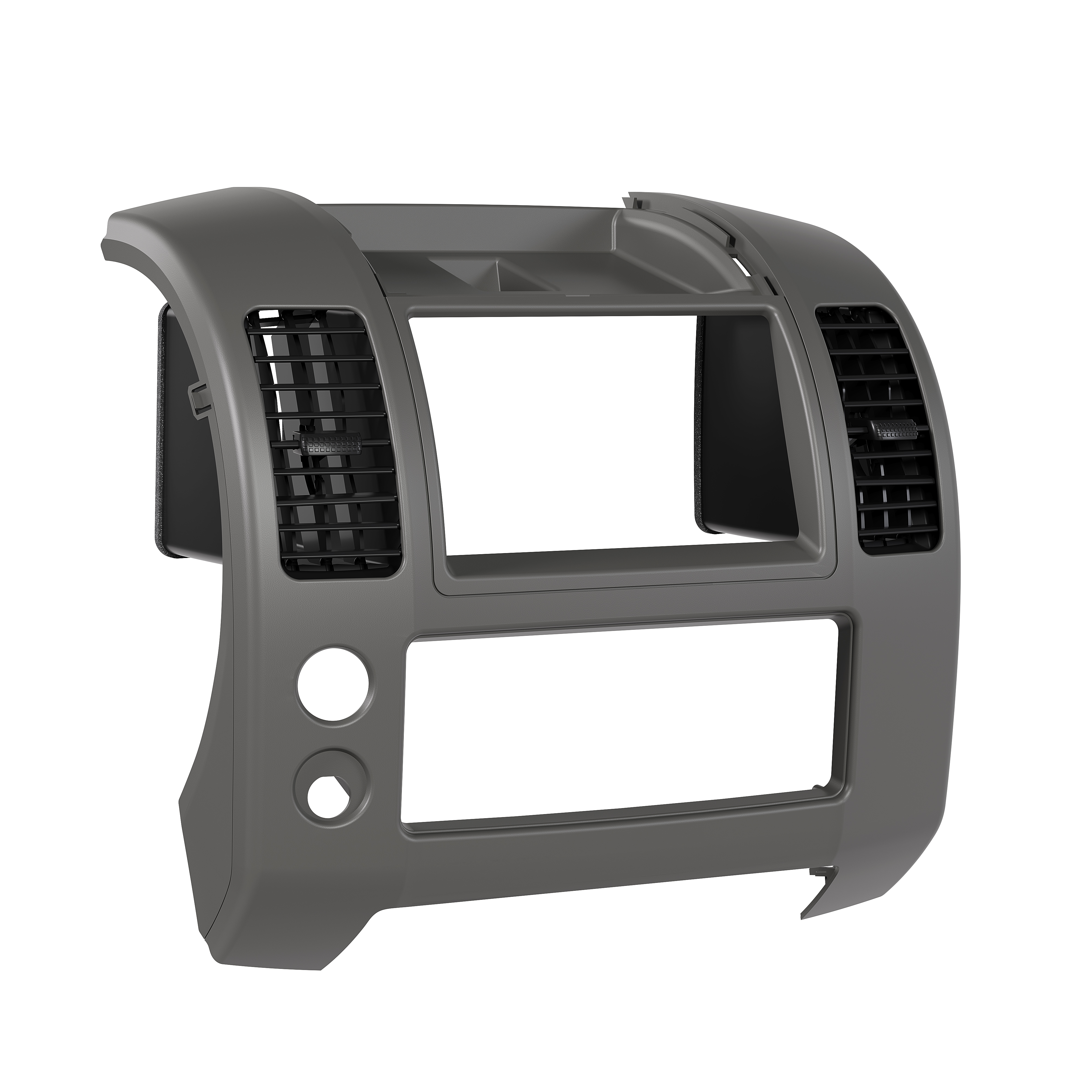 Gray/Black Center Dash Console Panel Cluster Lid Bezel For Nissan Frontier 05-20