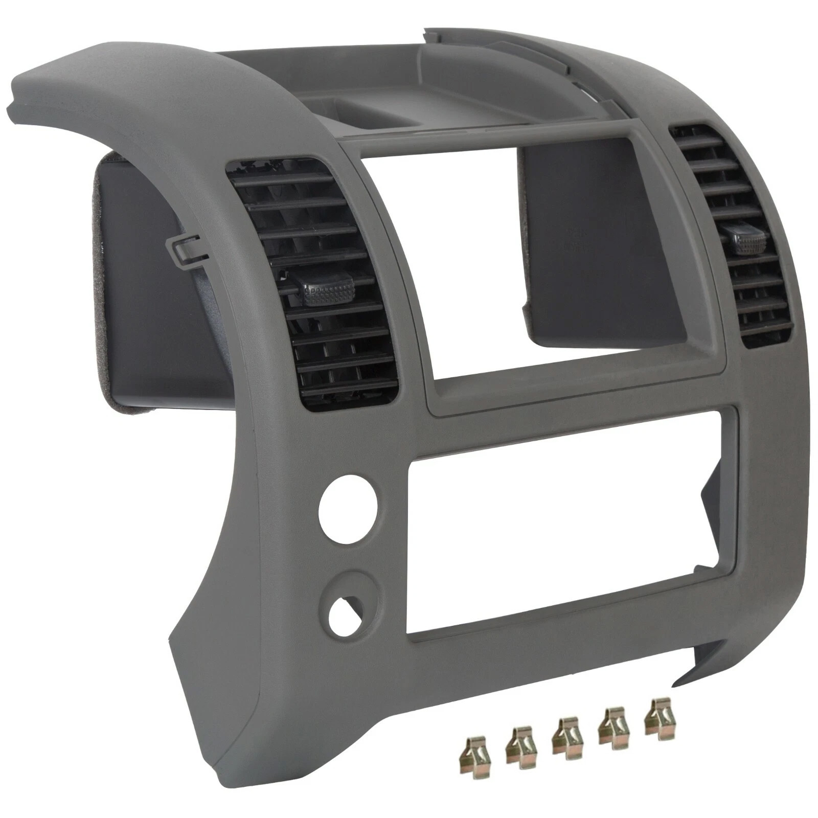 Gray/Black Center Dash Console Panel Cluster Lid Bezel For Nissan Frontier 05-20