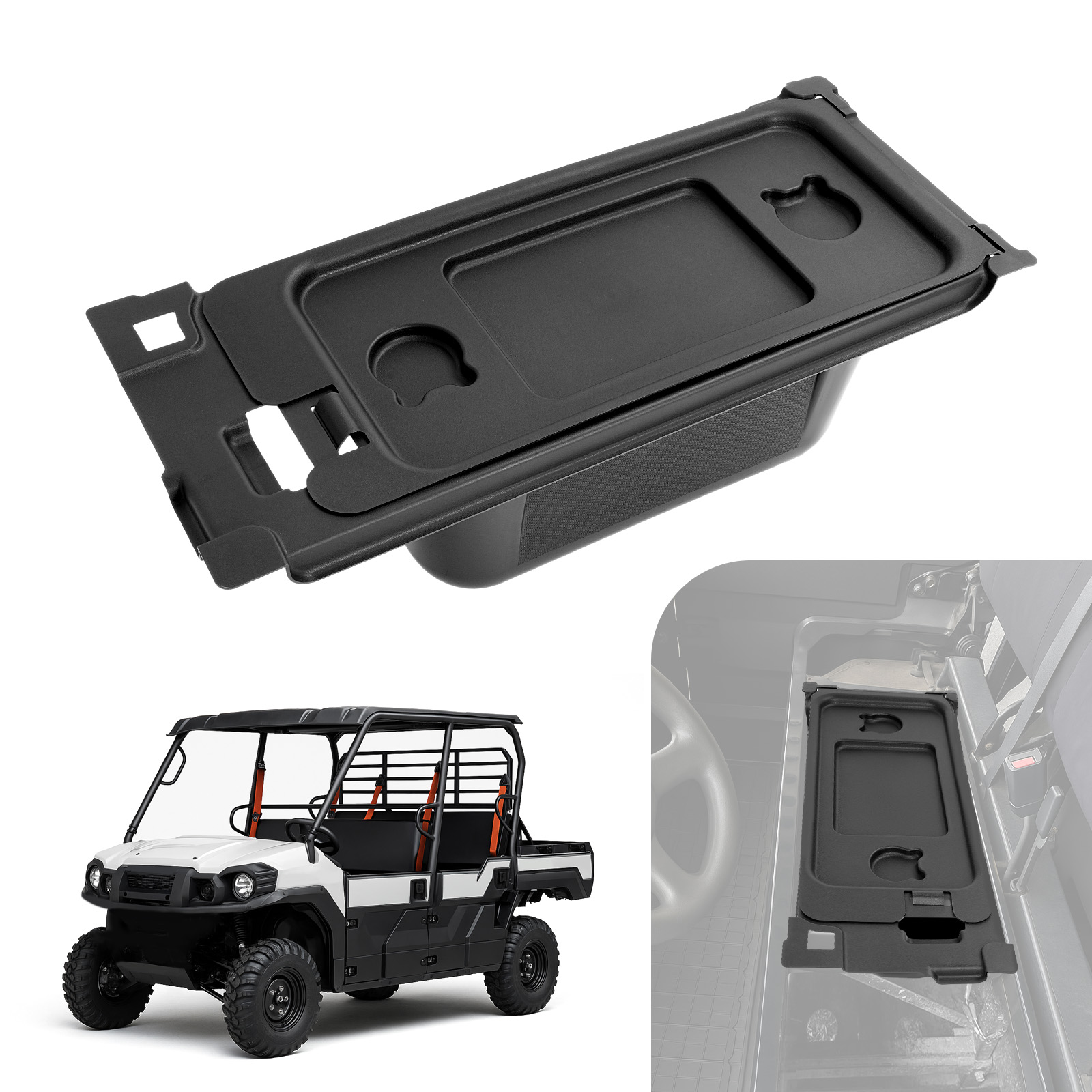 Underseat Storage Box For Kawasaki MULE PRO-DXT DX FXR FXT 2015