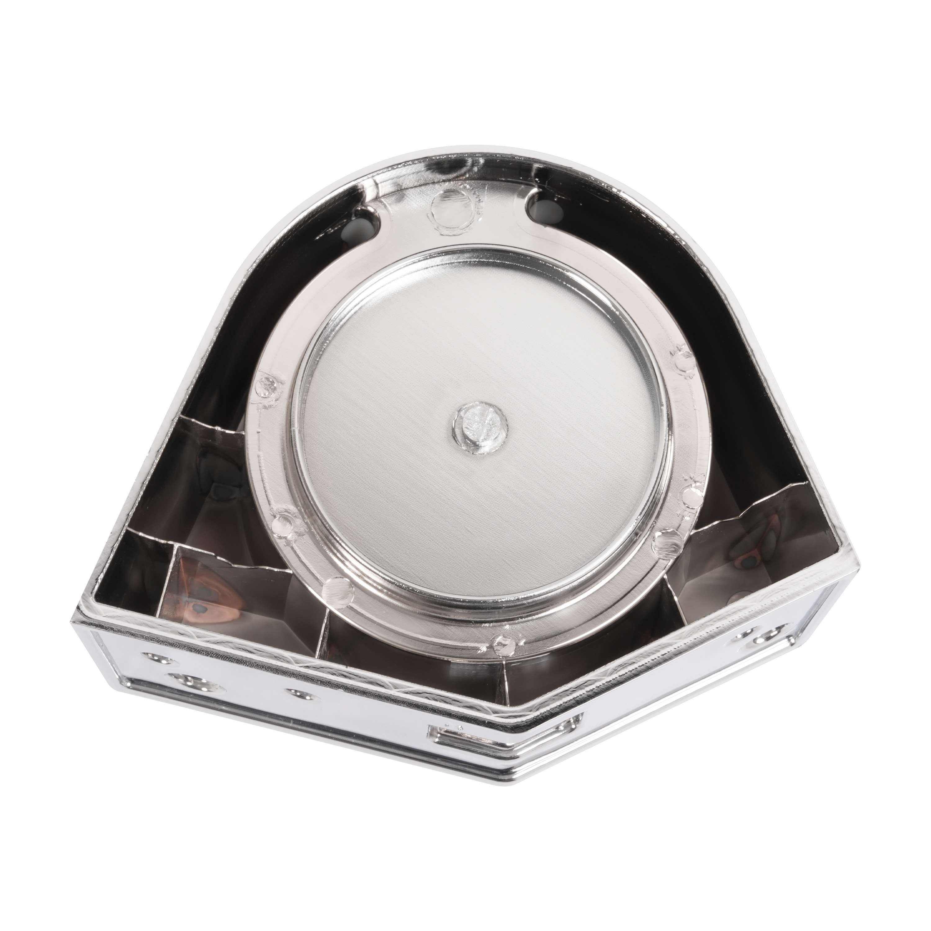 Chrome Plastic Cup Holder For Freightliner Classic/ FLD 87-10 Passenger/ Driver