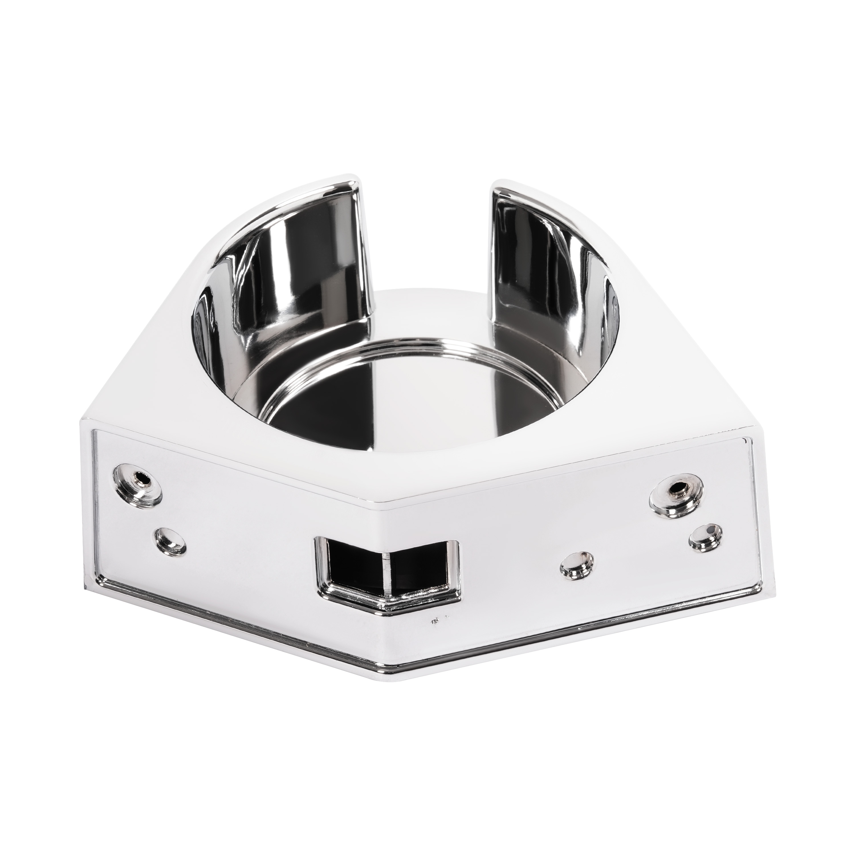 Chrome Plastic Cup Holder For Freightliner Classic/ FLD 87-10 Passenger/ Driver