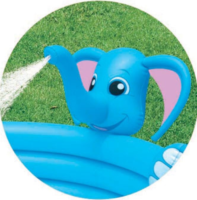 inflatable elephant sprinkler