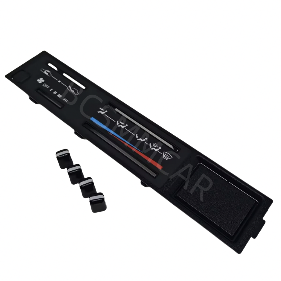Heater AC Vent Dash Face Plate For Toyota 4Runner (1984-1989) – Direct Replacement, Black Plastic (OEM 55519-89143)