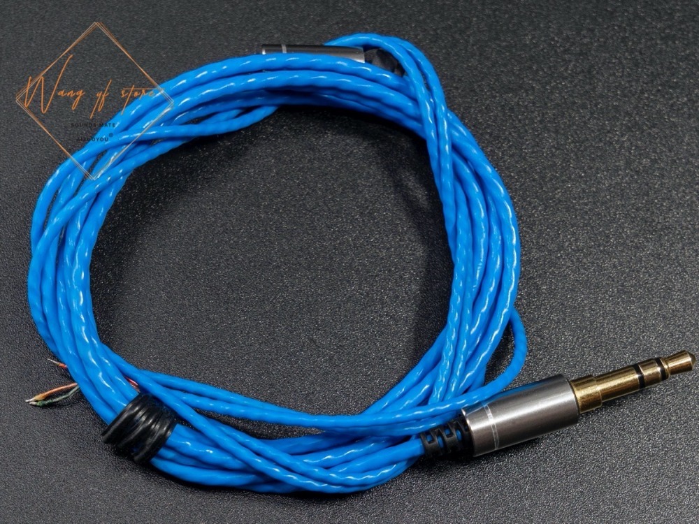 Blue New Upgrade Silver Plated Cable For KOSS Porta Pro Portapro PP