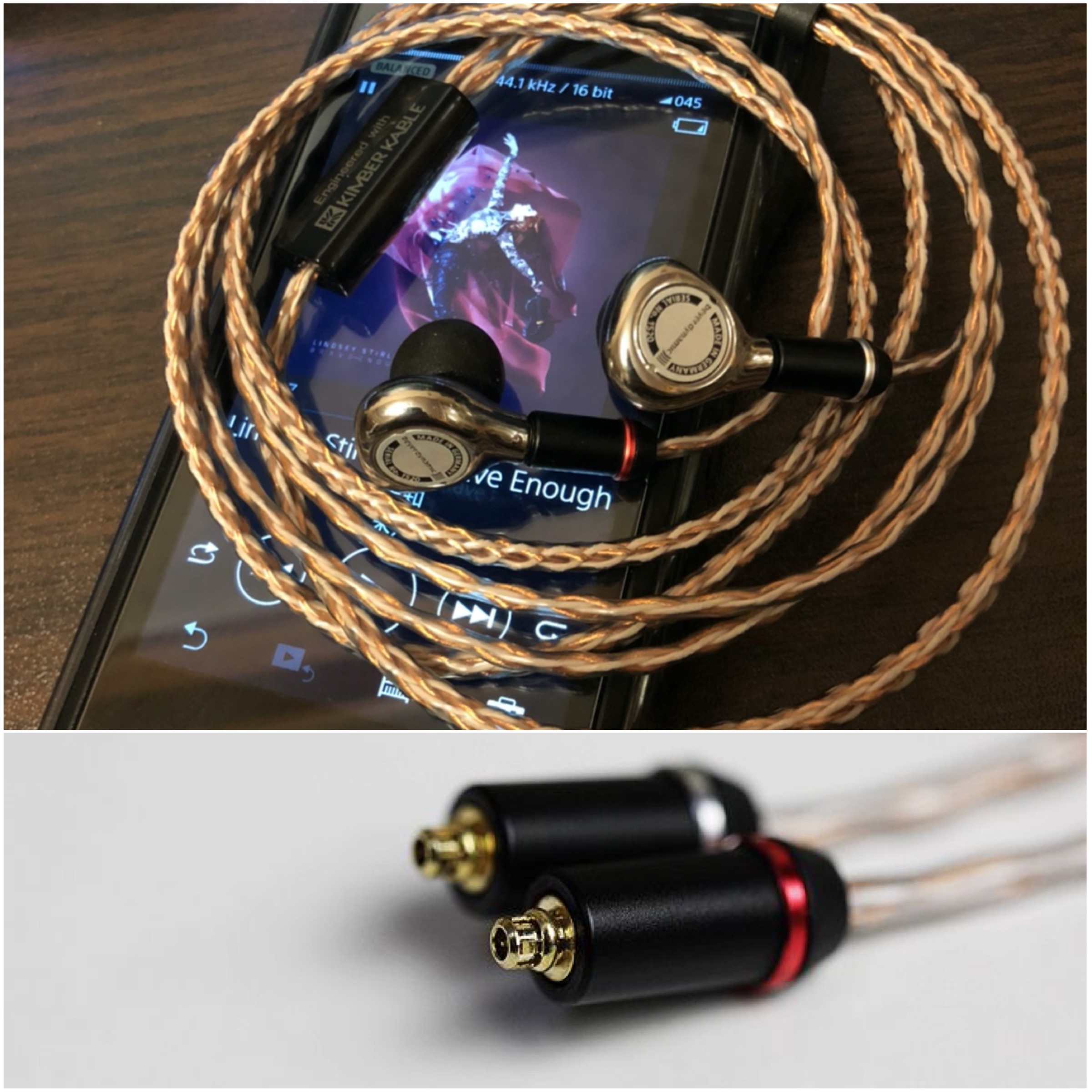 Hifi Upgrade Balanced 4.4mm Audio Cable MUC M12SB1 For Sony XBA In