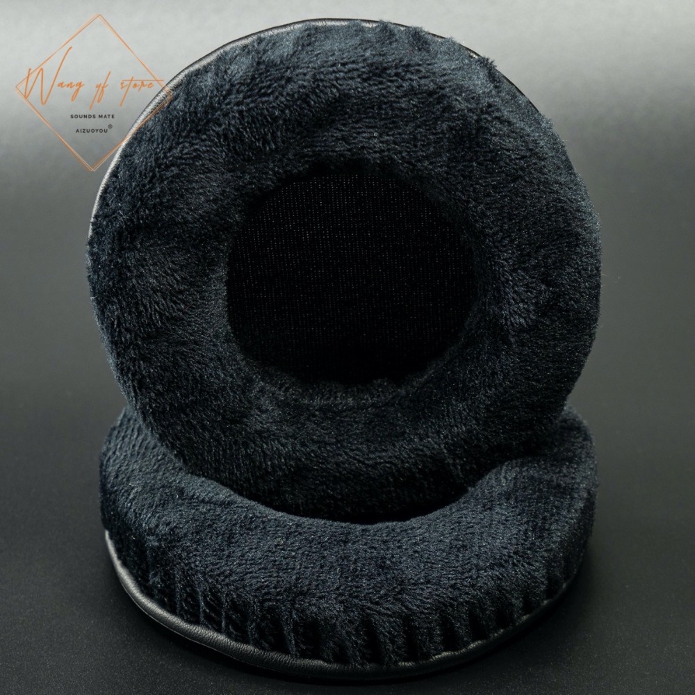 Compatible Thick Velour Velvet Ear Pads For Beyerdynamic, AKG, Sony, Denon Headphones