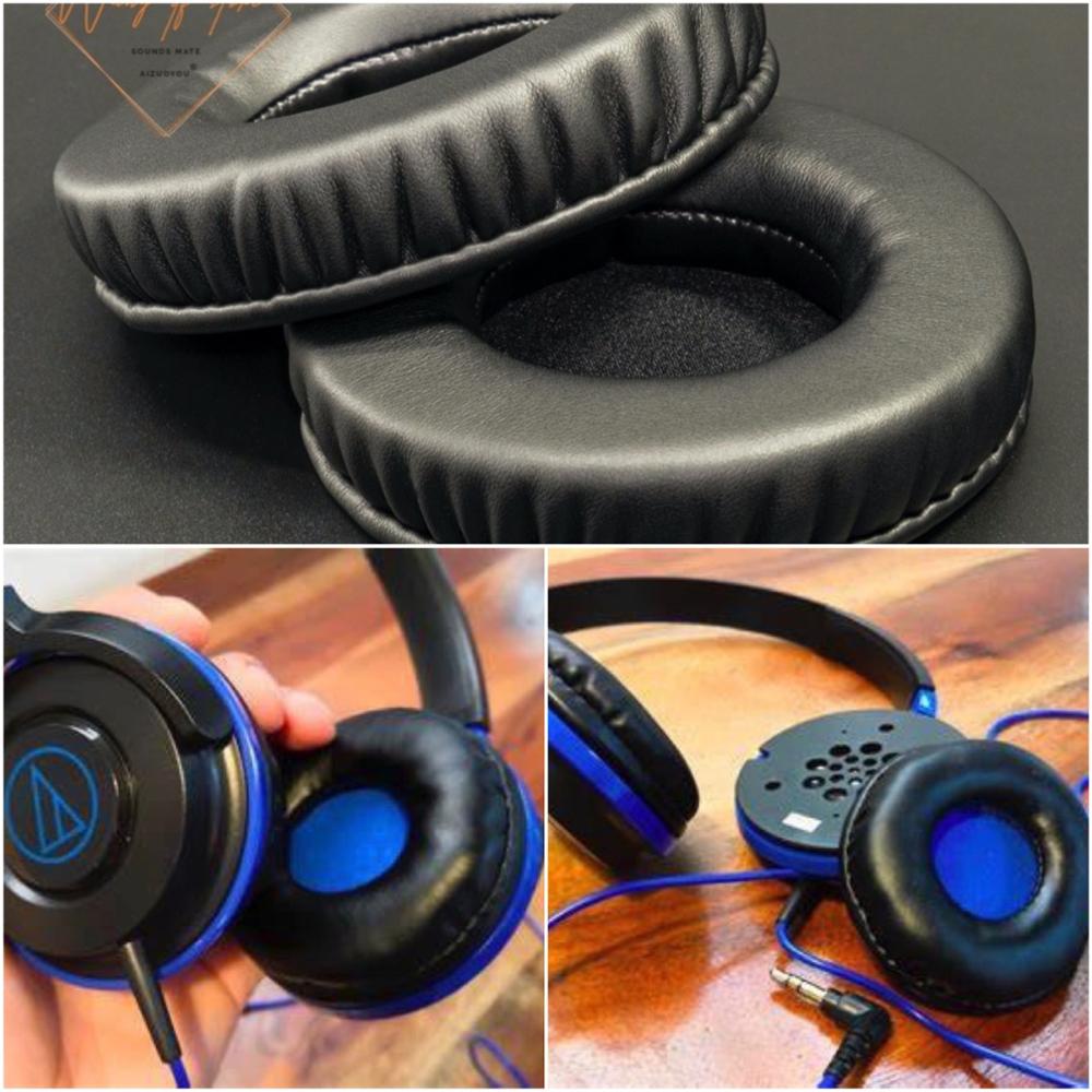 Soft Leather Ear Pads Foam Cushion Earmuff For Audio Technica Ath S100 Headphone Ebay