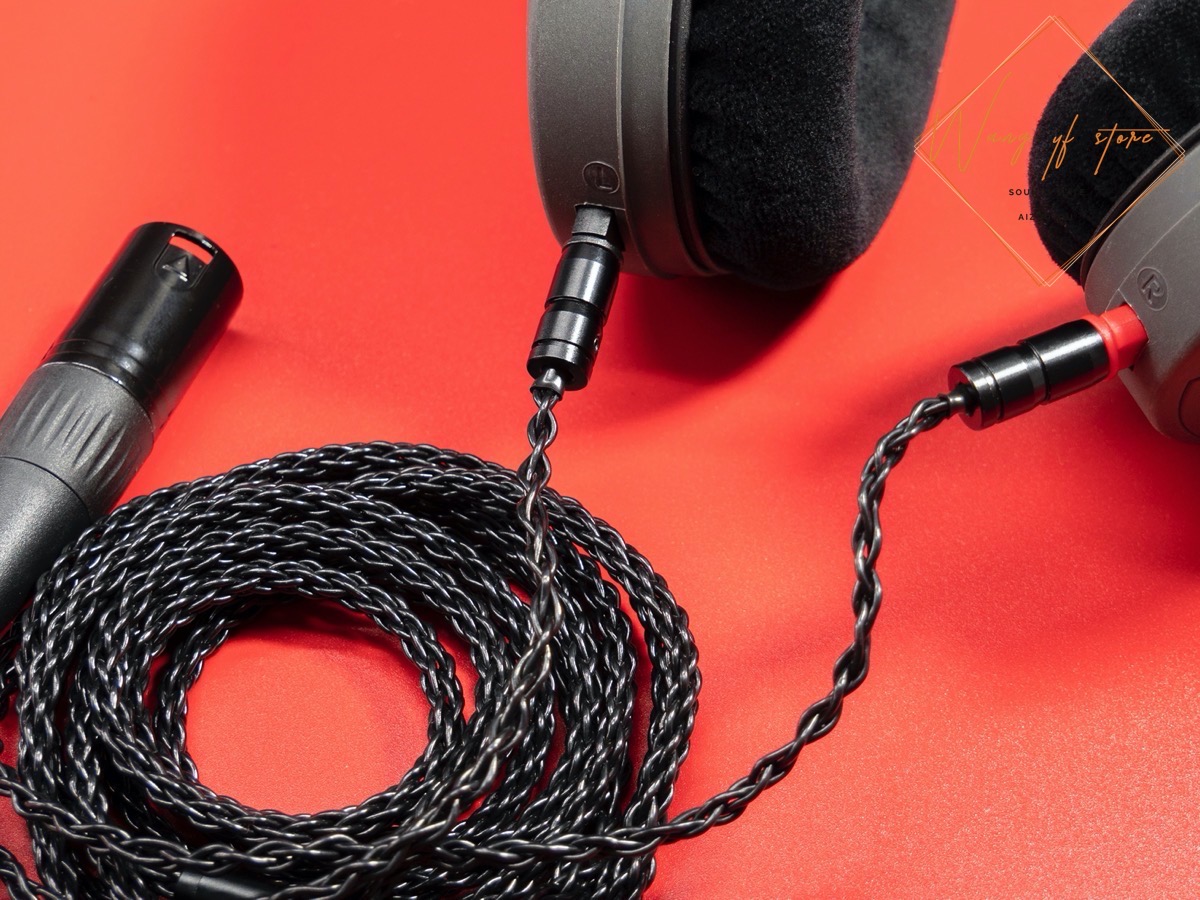 Balanced audio cable for sennheiser hd660s hd58x hd565 massdrop hd6xx