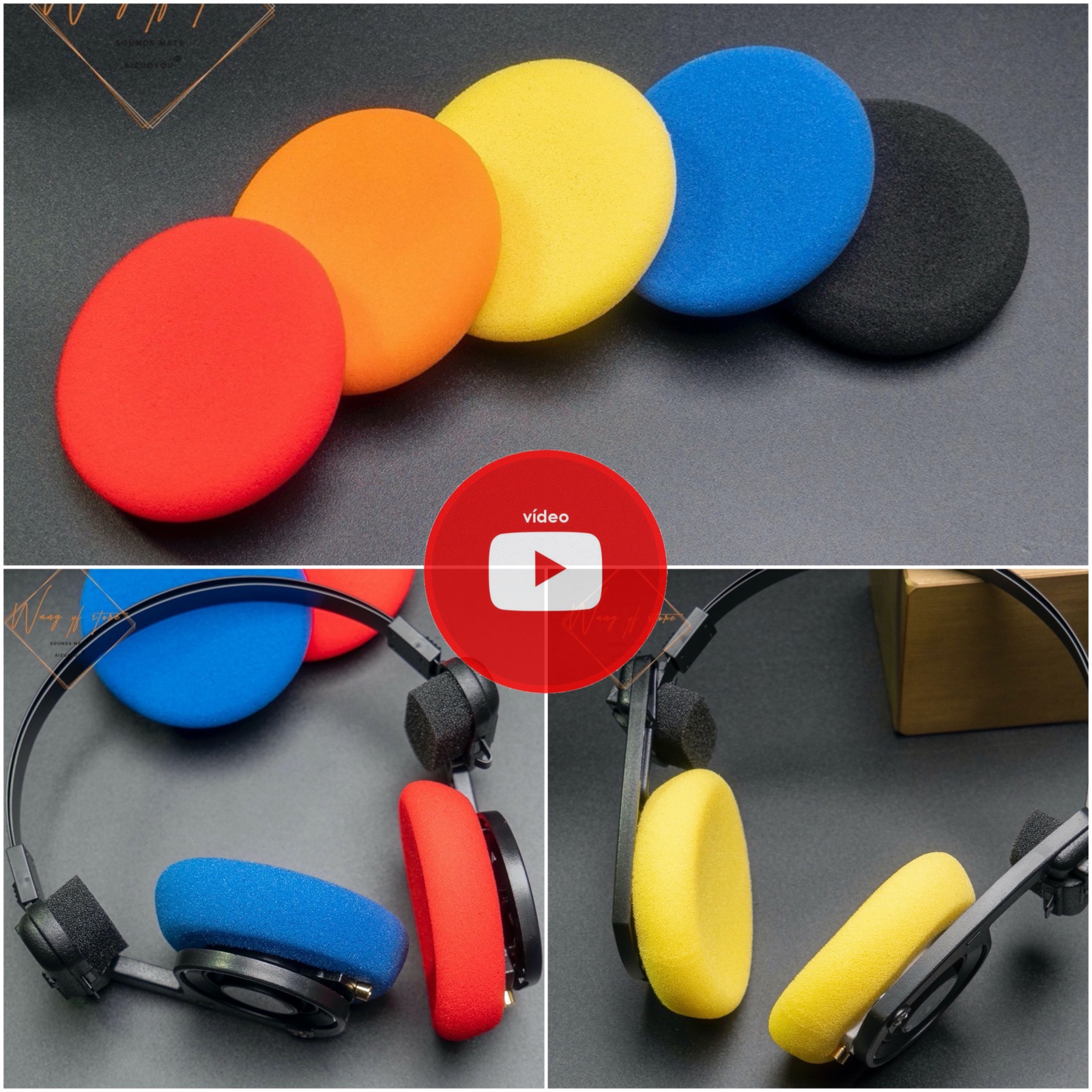 Custom Made Large Foam Ear Pads Cushion For Koss Porta Pro PortaPro PP  Headphone