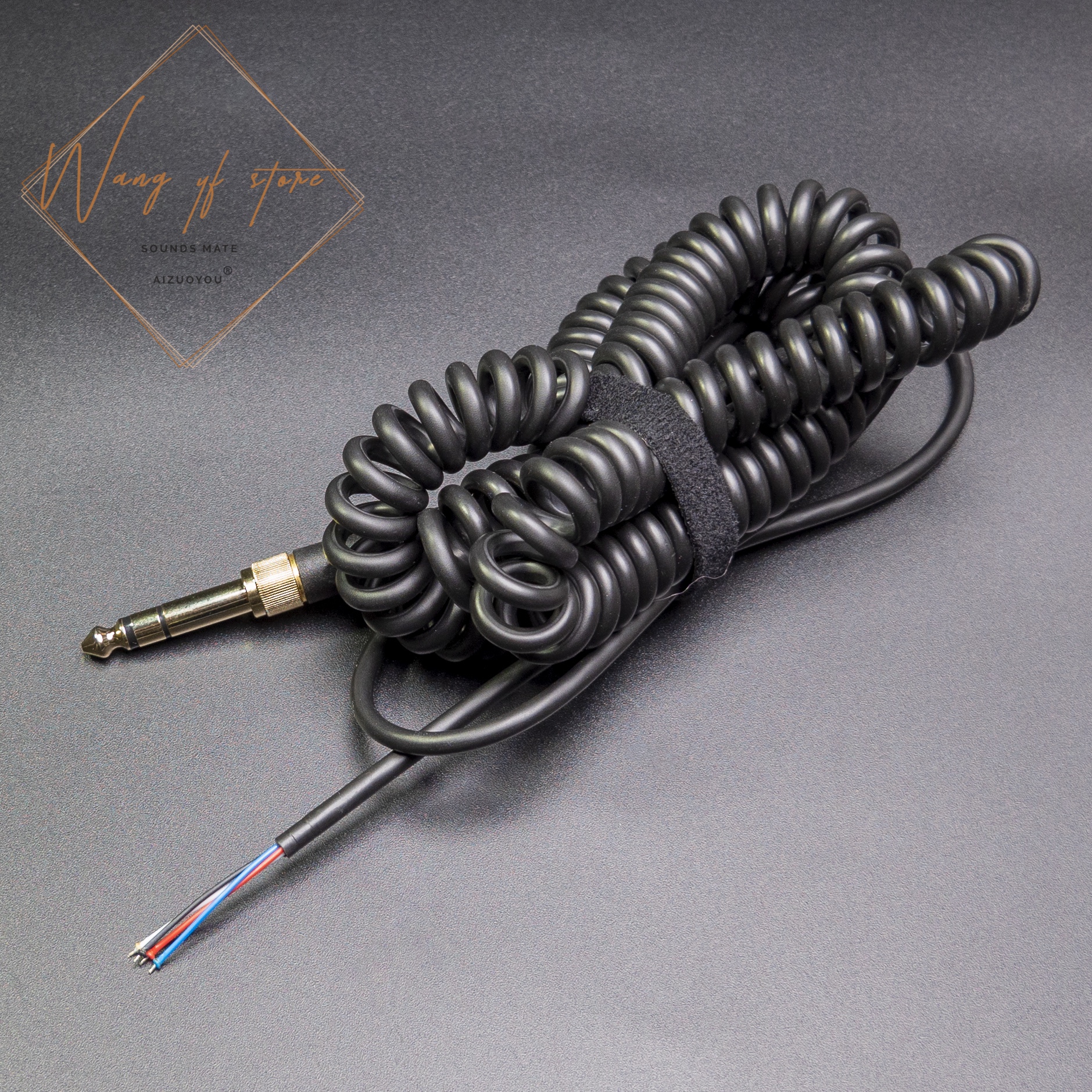 MAIN CABLE COILED 3.5MM STRAIGHT JACK FOR SENNHEISER HD280PRO
