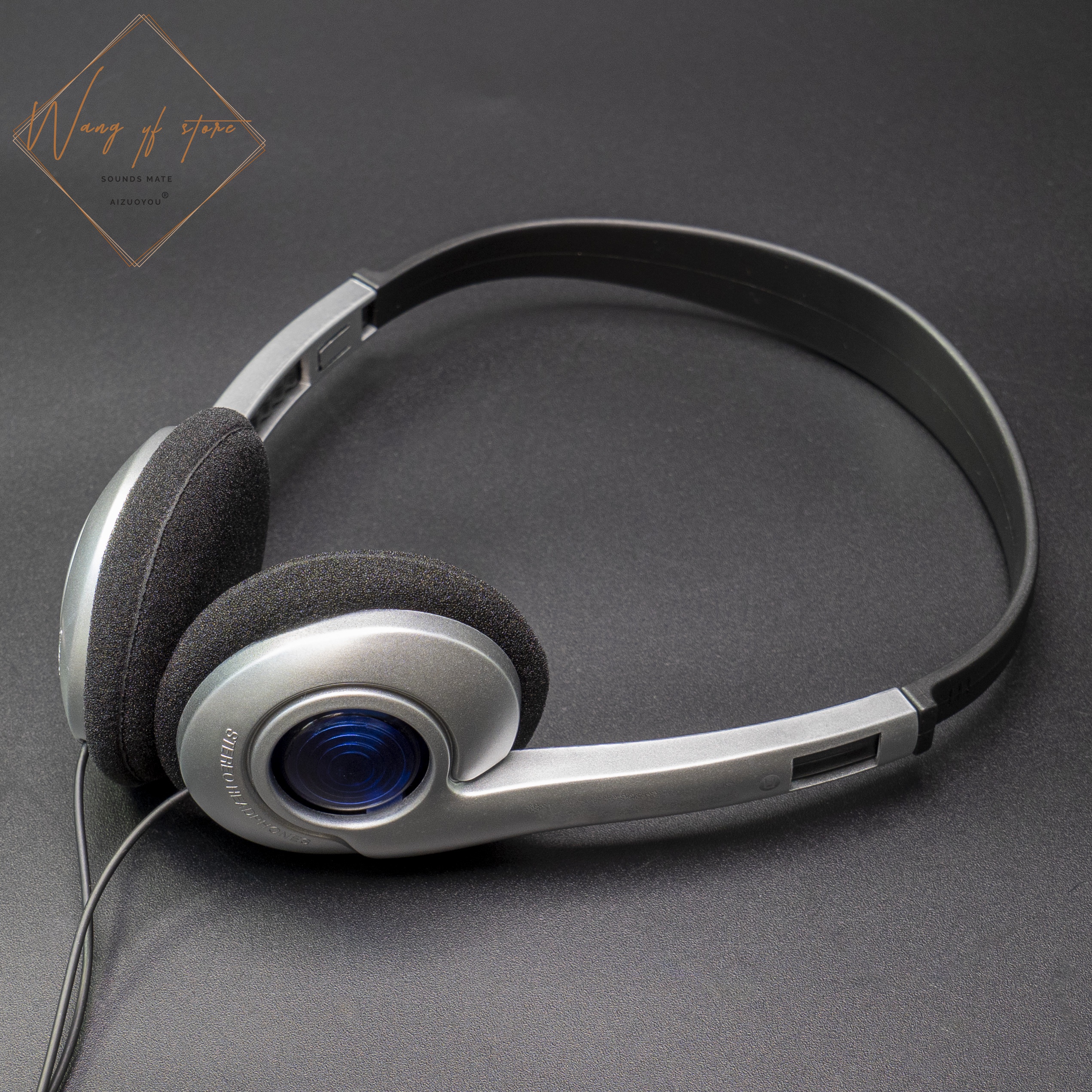 Vintage Retro Classic Headphone Headset 80s For Sony Panasonic CD